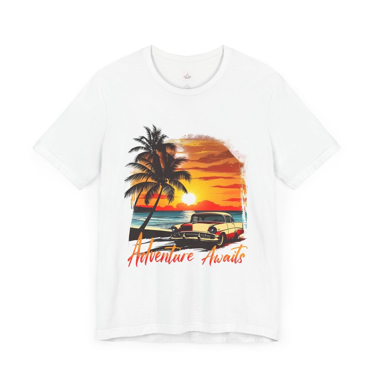 Adventure-Awaits-Vintage-Car-Unisex-Jersey-Short-Sleeve-Tee-1