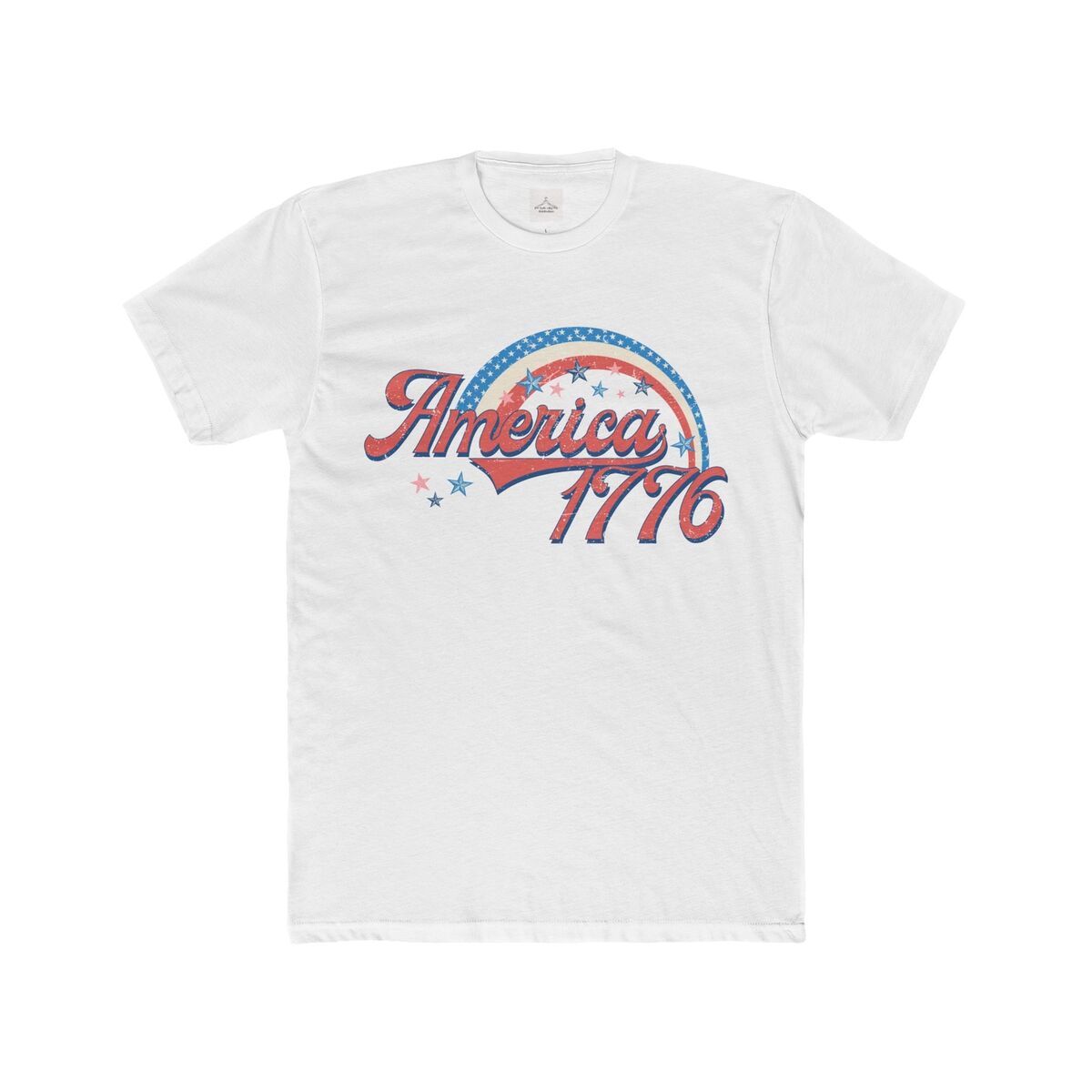 America 1776 Men Cotton Crew Tee