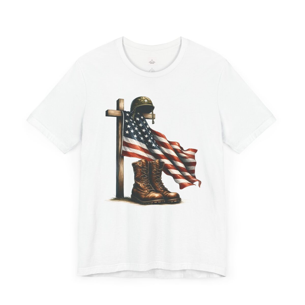 American-Flag-Military-Boots-Helmet-Unisex-Jersey-Short-Sleeve-Tee-1