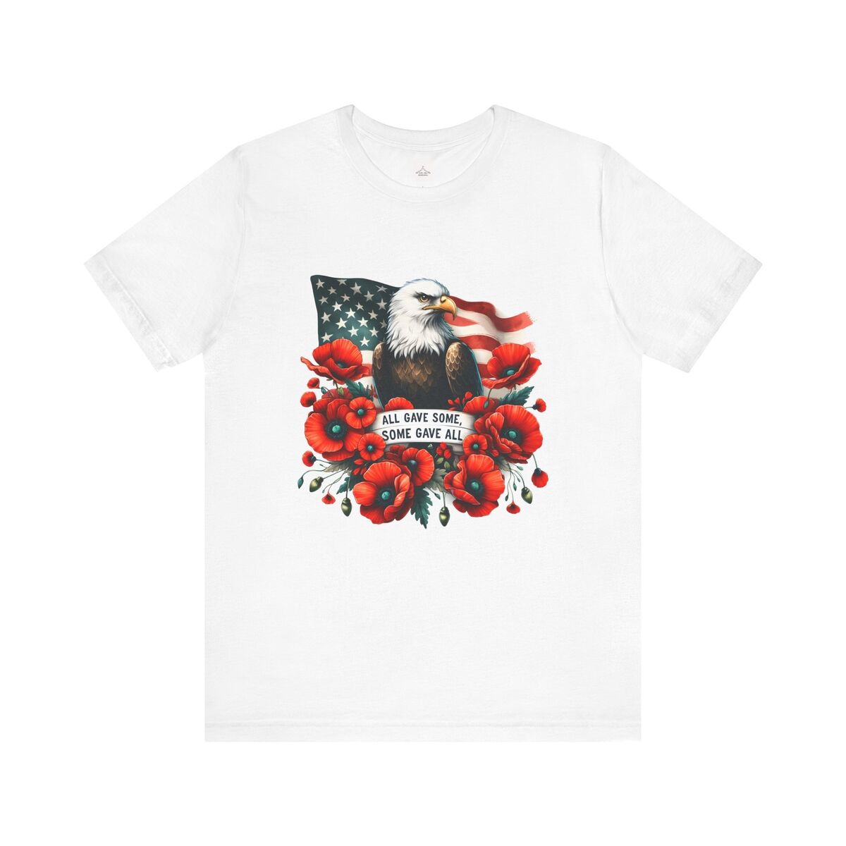 Bald Eagle Patriotic Unisex Jersey Short Sleeve Tee