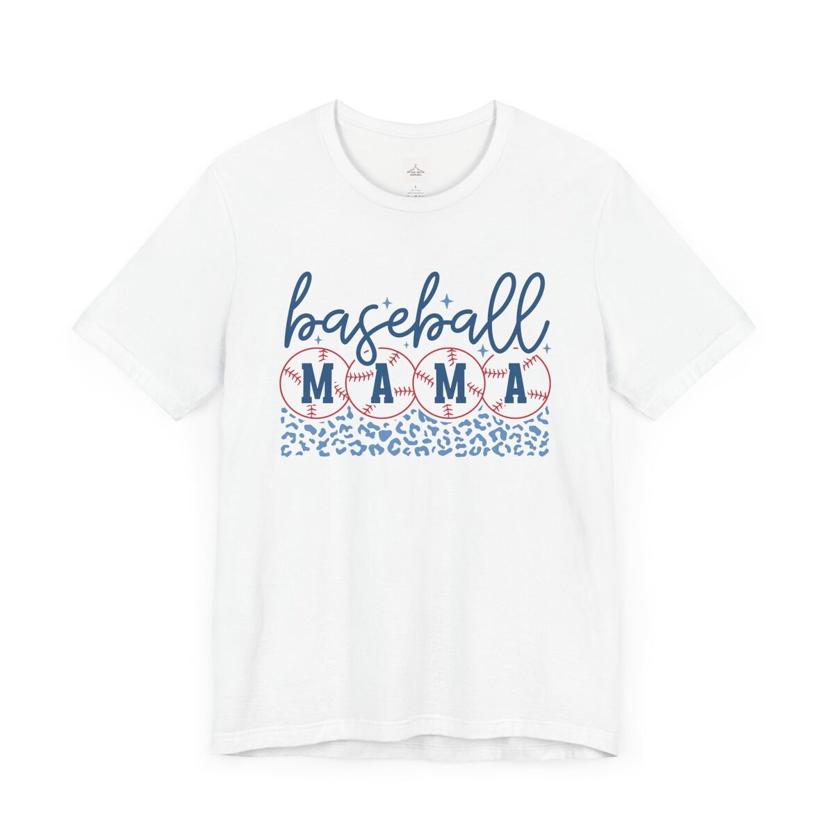 Baseball-Mama-Blue-Leopard-Print-Unisex-Jersey-Short-Sleeve-Tee-1