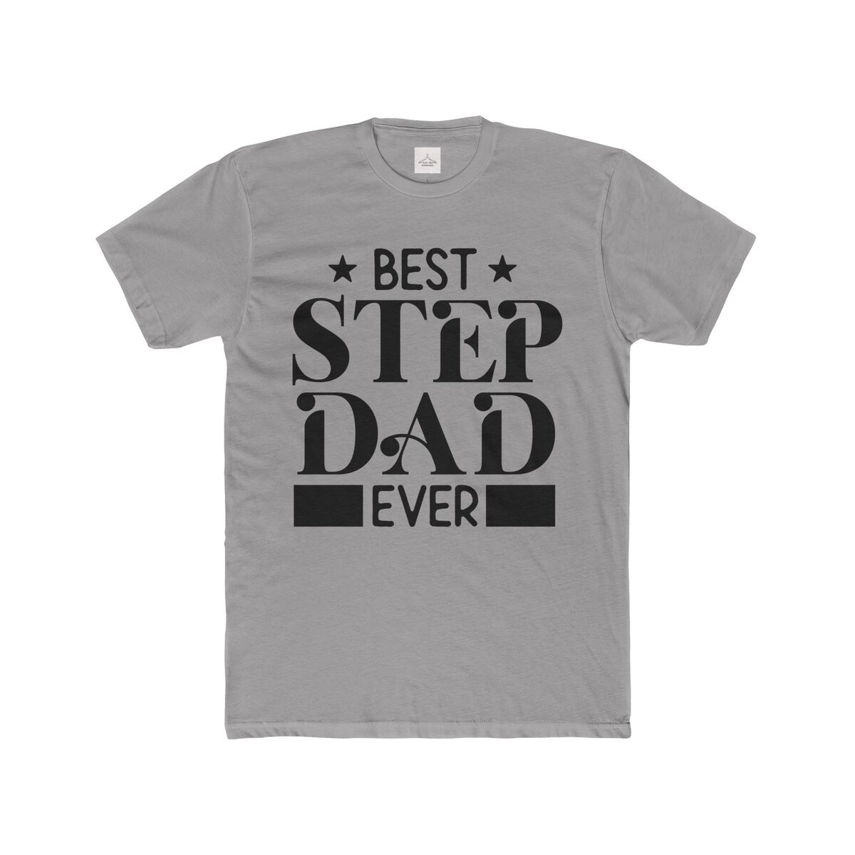 Best-Step-Dad-Ever-Men-Cotton-Crew-Tee-1