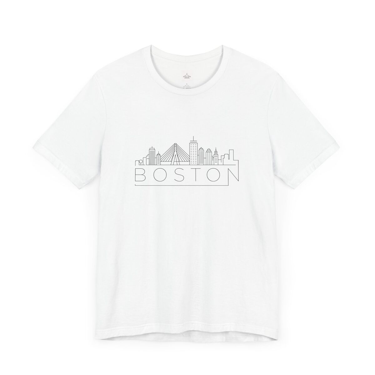 Boston-Skyline-Unisex-Jersey-Short-Sleeve-Tee-1