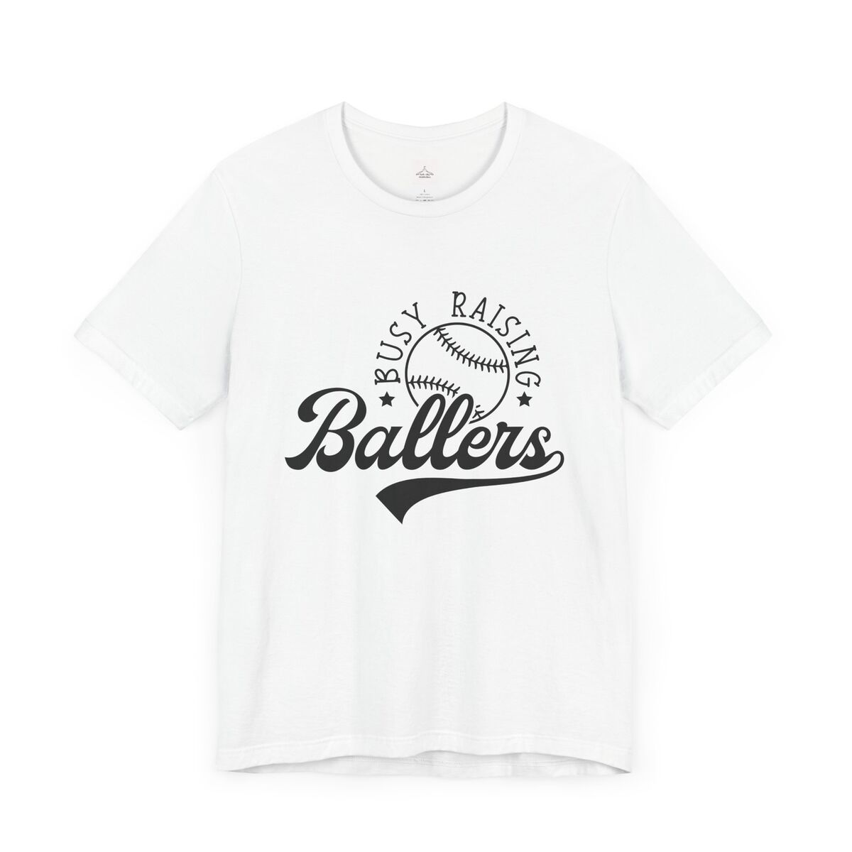 Busy-Raising-Ballers-Black-Font-Unisex-Jersey-Short-Sleeve-Tee-1