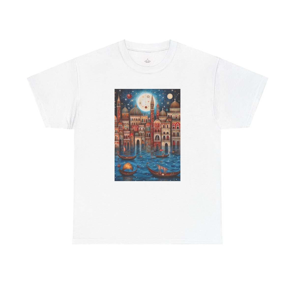 Colorful Cityscape Unisex Tee Casual Wear Gift For Travelers Art Lover Shirt