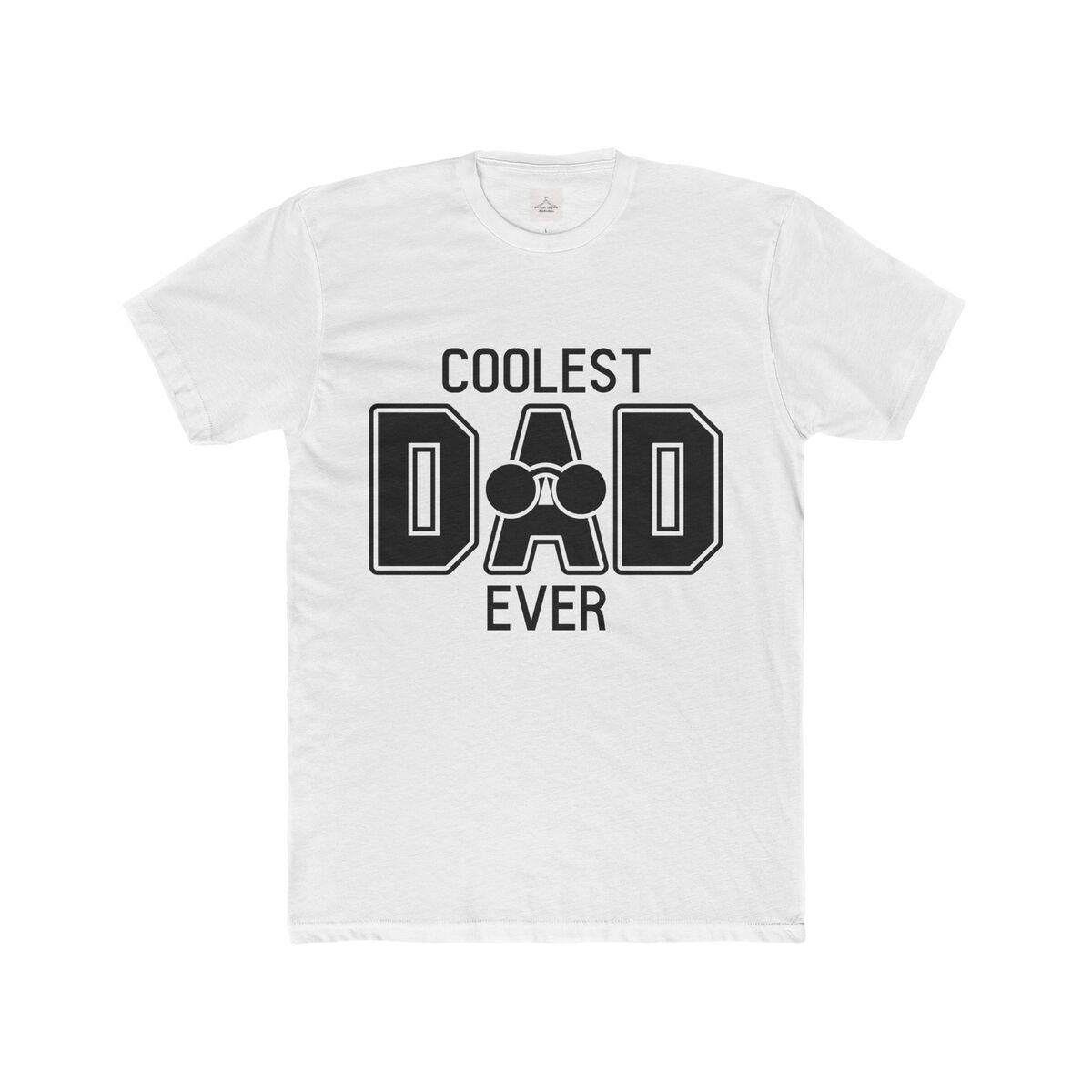 Coolest Dad Ever Men Cotton Crew Tee