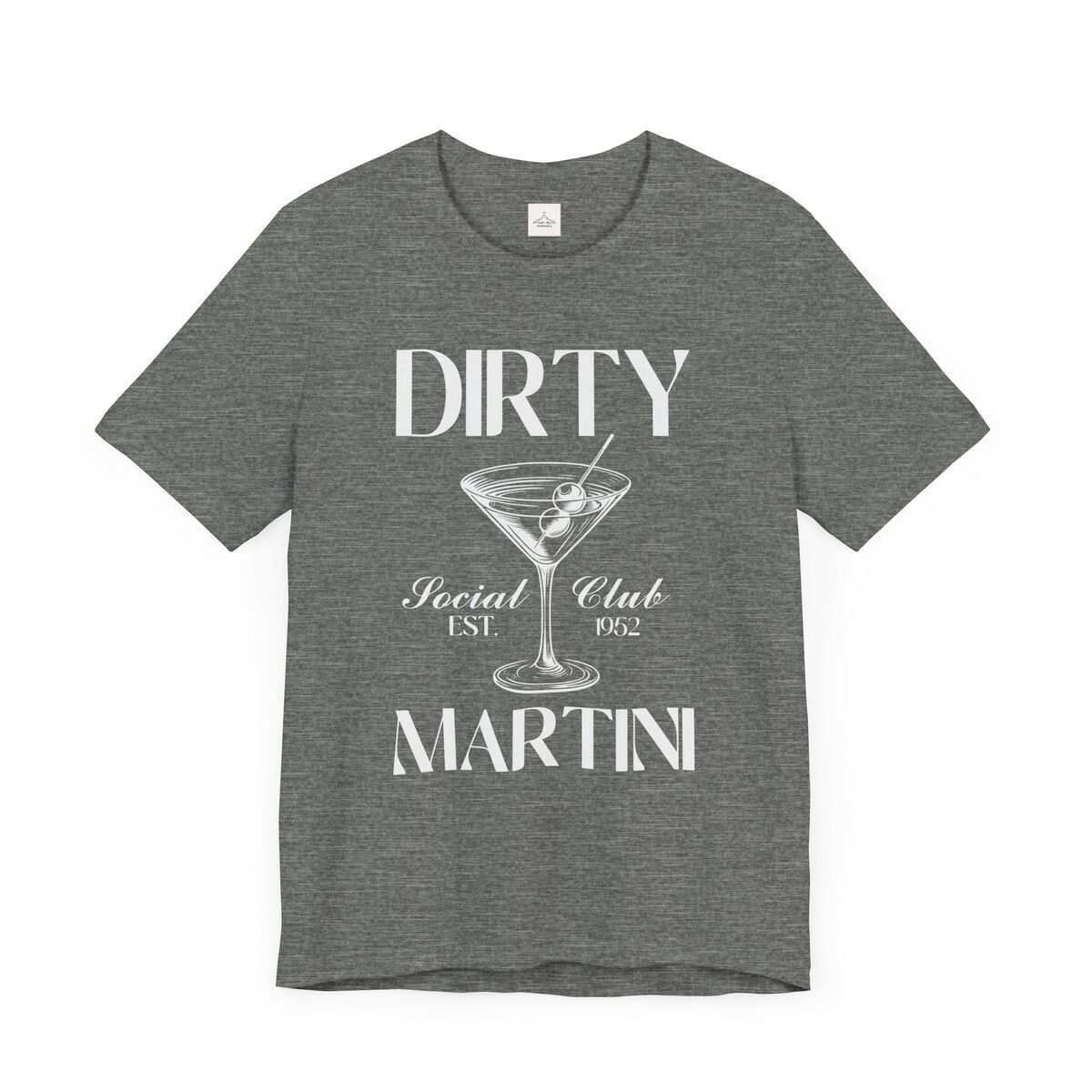 Dirty-Martini-Social-Club-White-Font-Unisex-Jersey-Short-Sleeve-Tee-1