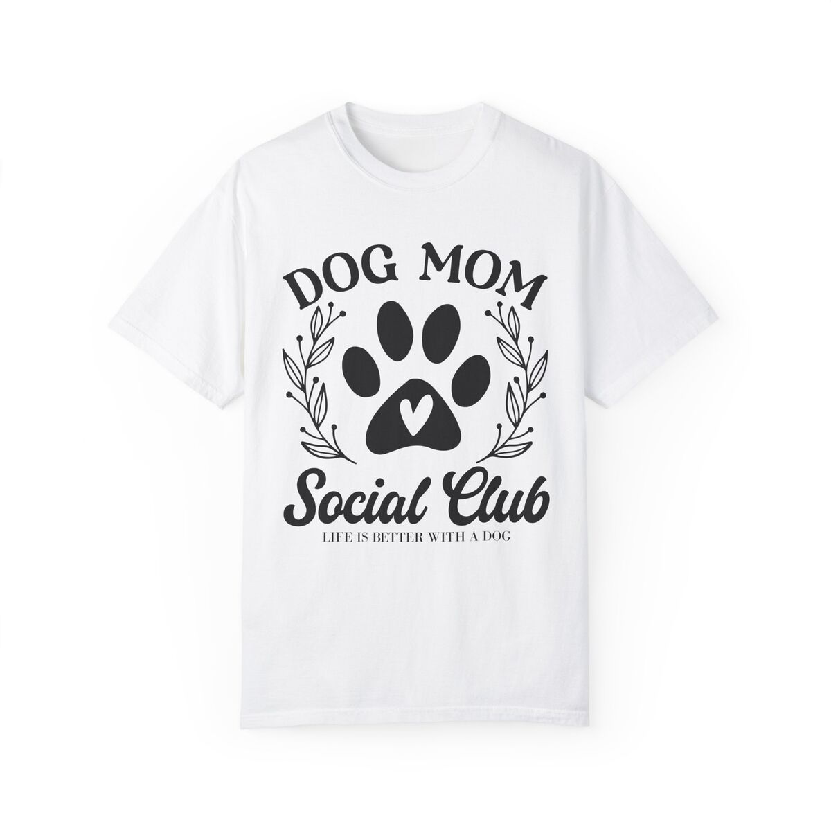 Dog Mom Social Club T-shirt Cute Pet Lover Tee Gift For Dog Moms Animal Lover