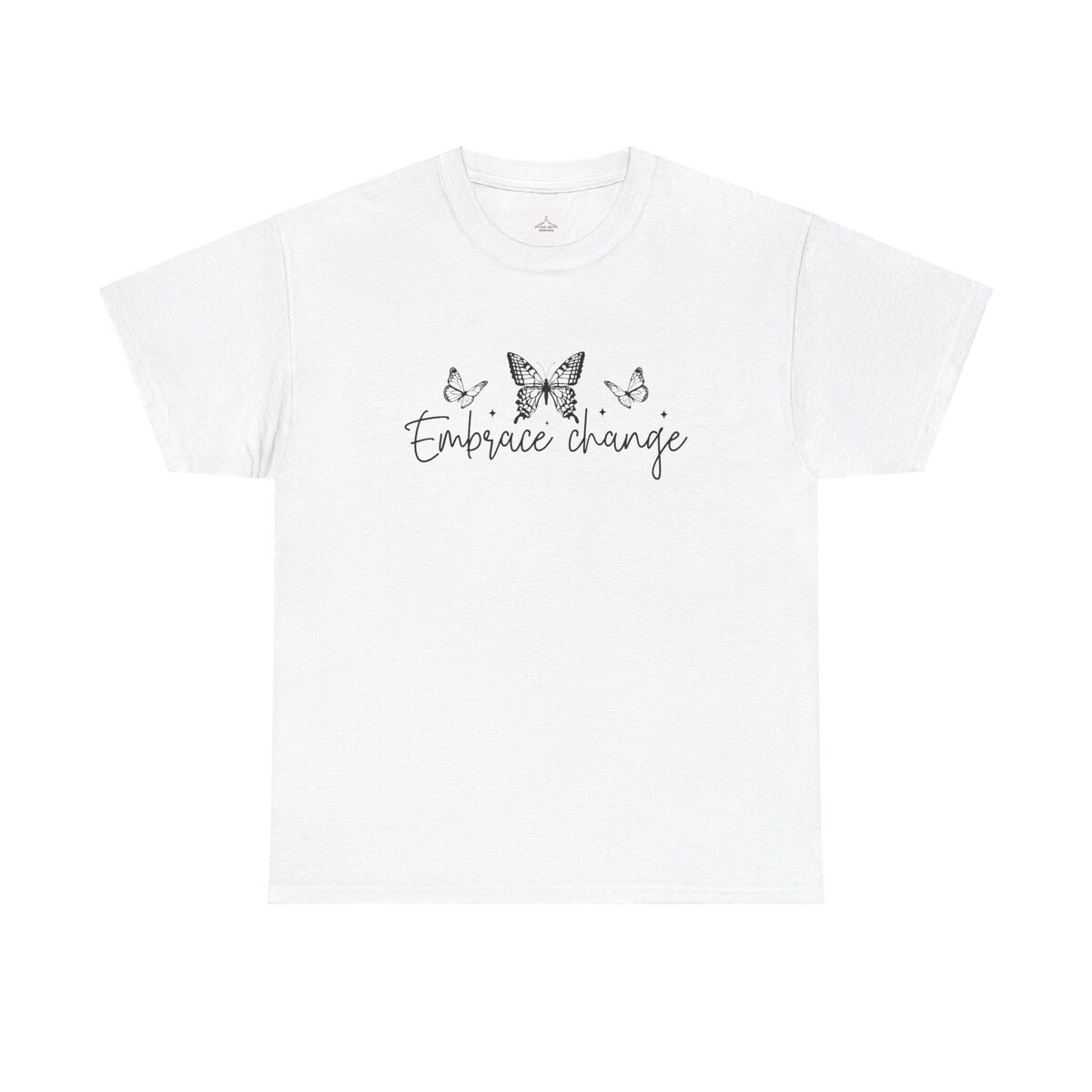 Embrace Change Butterfly Unisex Heavy Cotton Tee