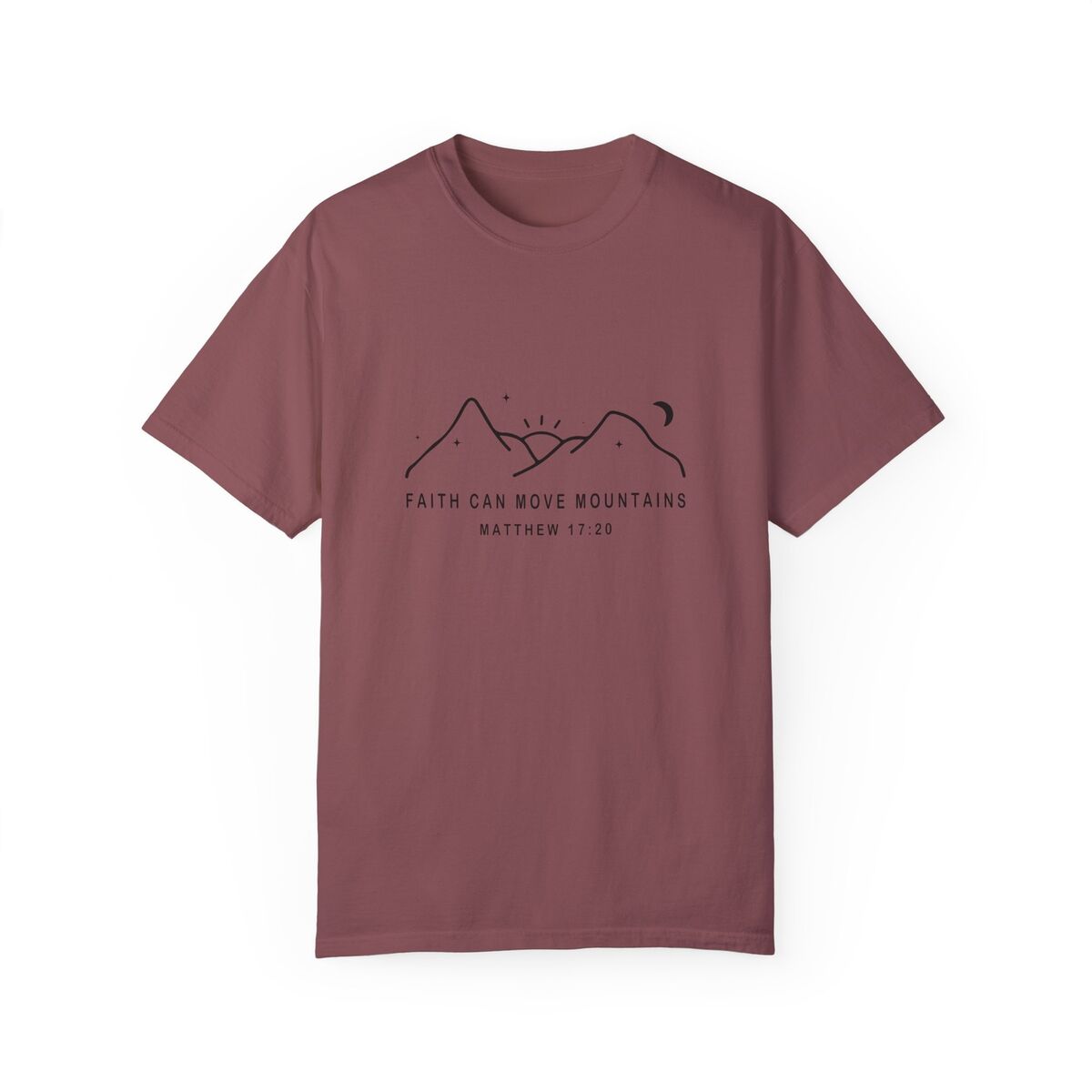 Faith-Can-Move-Mountains-Unisex-T-shirt-Spiritual-Tee-Motivational-Shirt-Gift-1