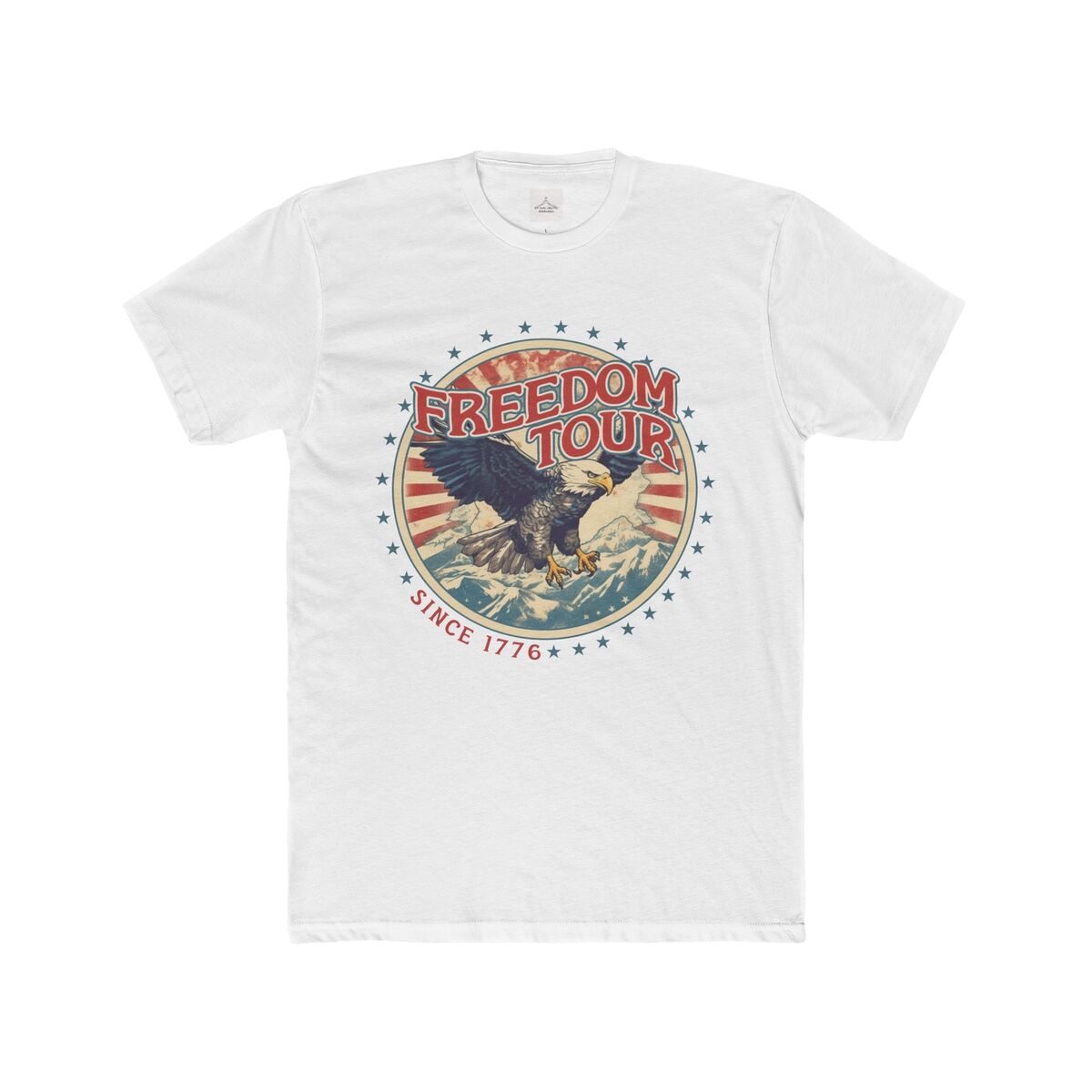 Freedom Tour Est. 1776 Men Cotton Crew Tee