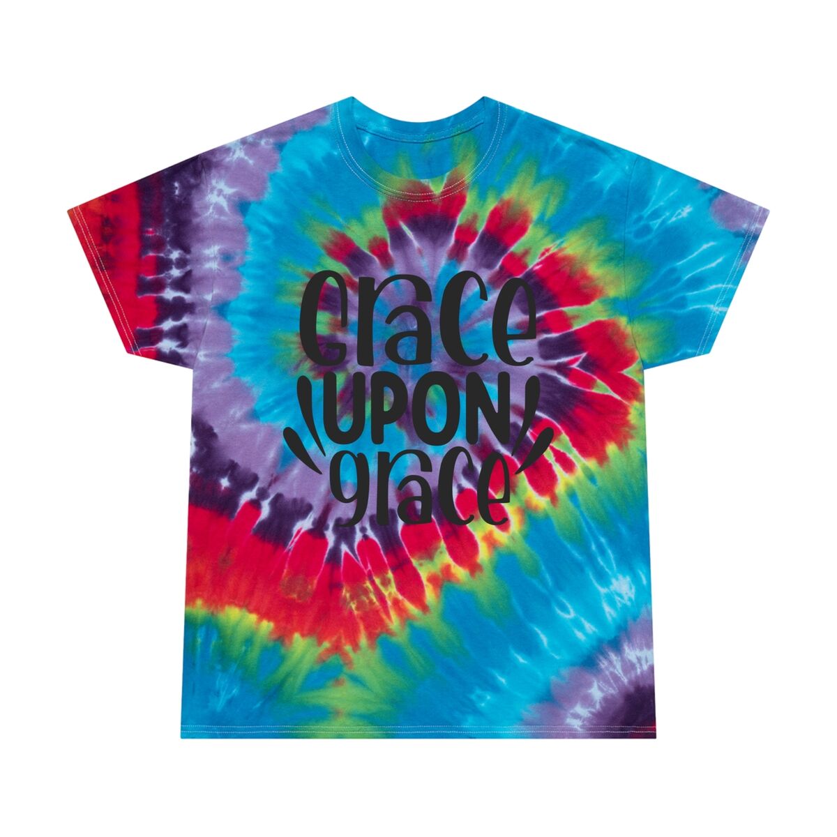 Grace Upon Grace Tie-dye Tee Spiral