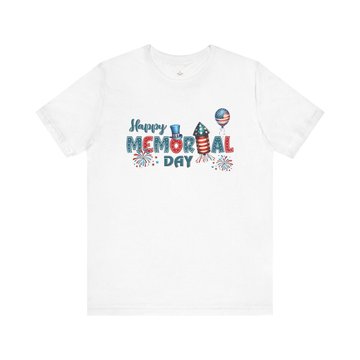 Happy Memorial Day Patriotic Unisex Jersey Short Sleeve Tee
