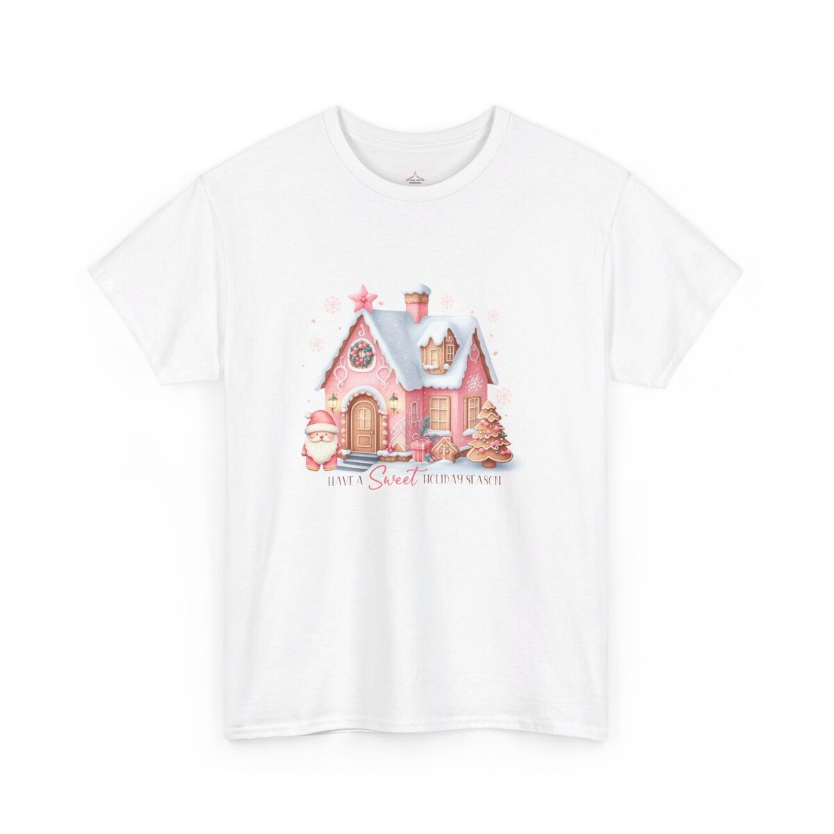 Have-A-Sweet-Holiday-Season-Pink-Christmas-Unisex-Heavy-Cotton-Tee-1