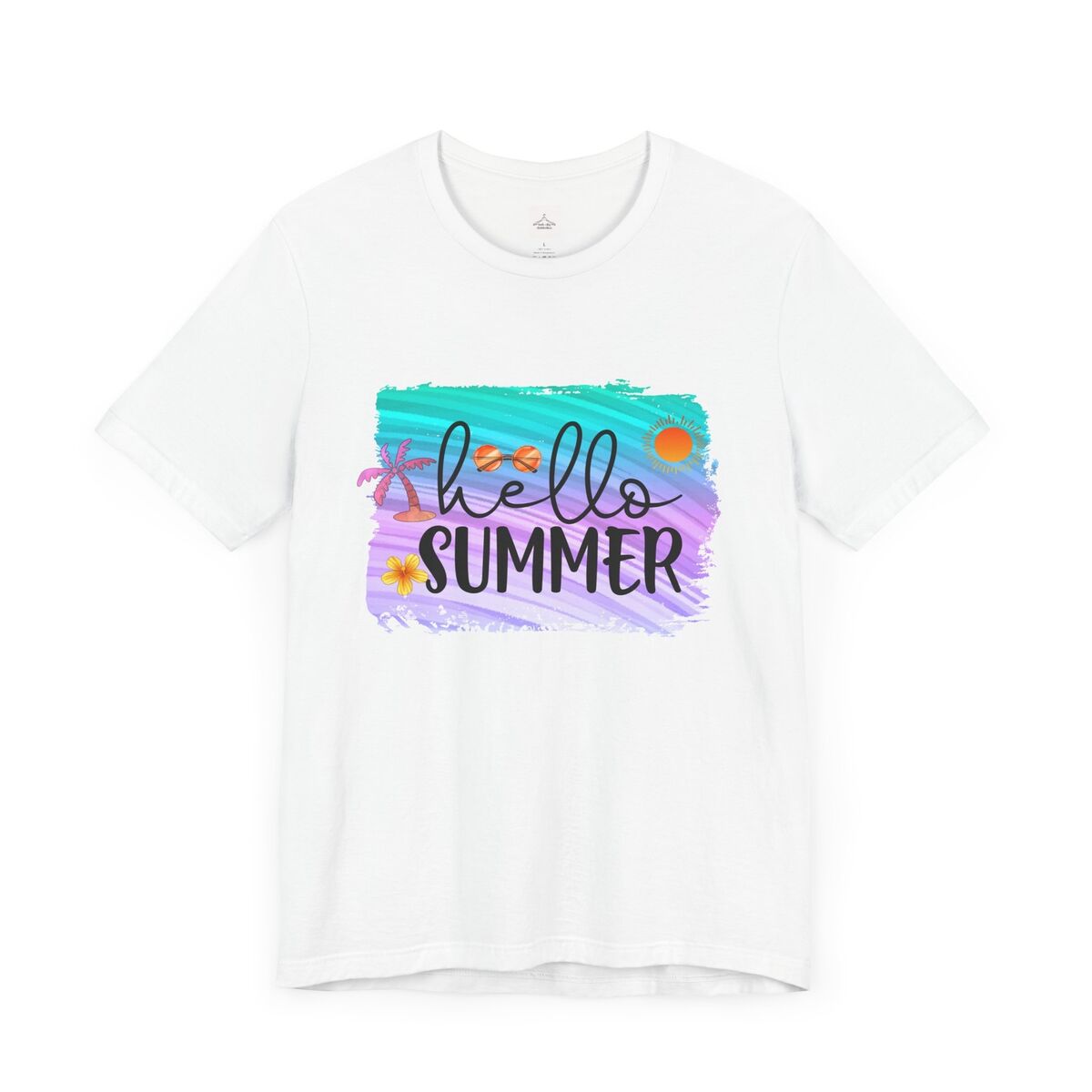Hello-Summer-Unisex-Jersey-Short-Sleeve-Tee-1