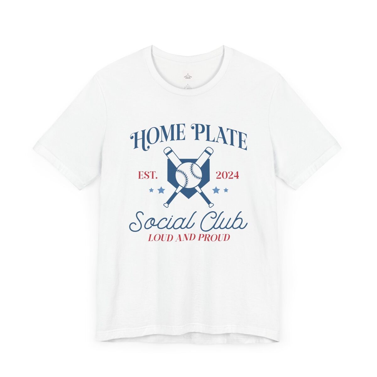 Home-Plate-Social-Club-Loud-And-Proud-Unisex-Jersey-Short-Sleeve-Tee-1