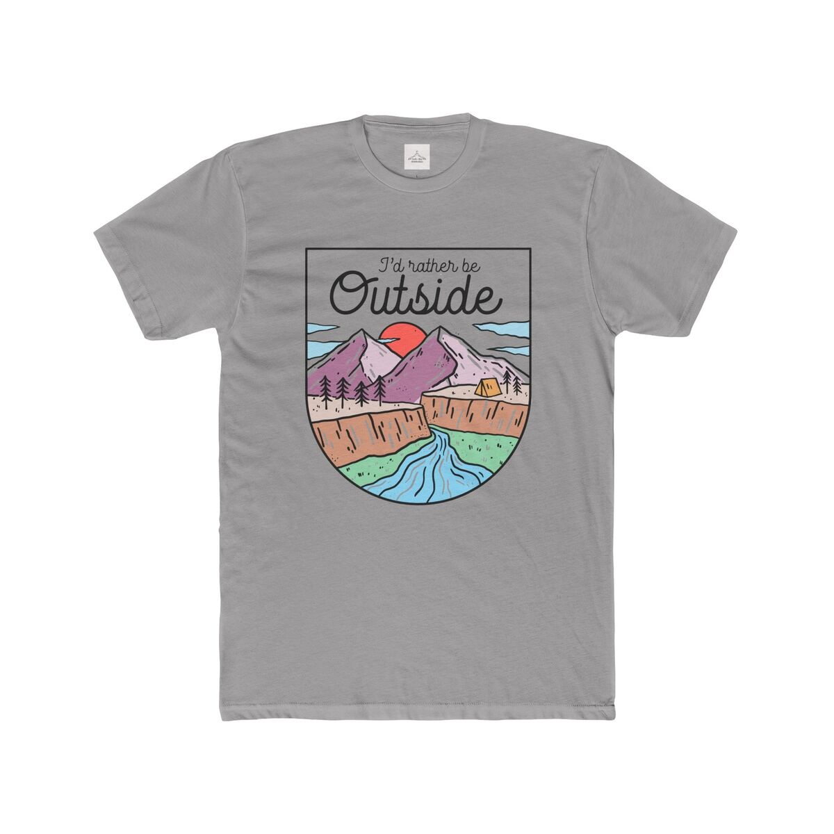 Id-Rather-Be-Outside-Men-Cotton-Crew-Tee-1