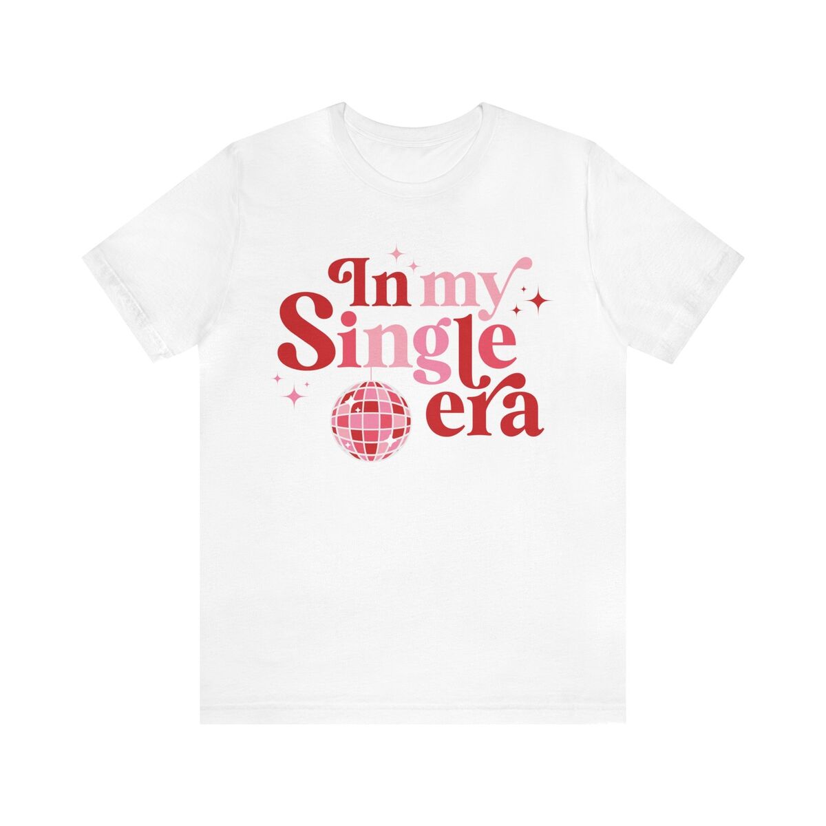 In My Single Era Valentine Unisex Jersey Short Sleeve Tee