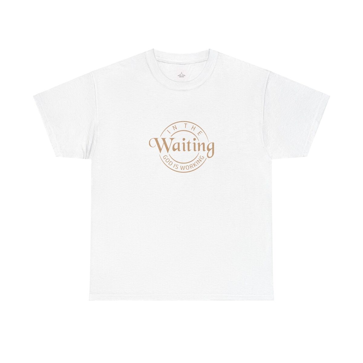 In The Waiting God Is Working Unisex Heavy Cotton Tee