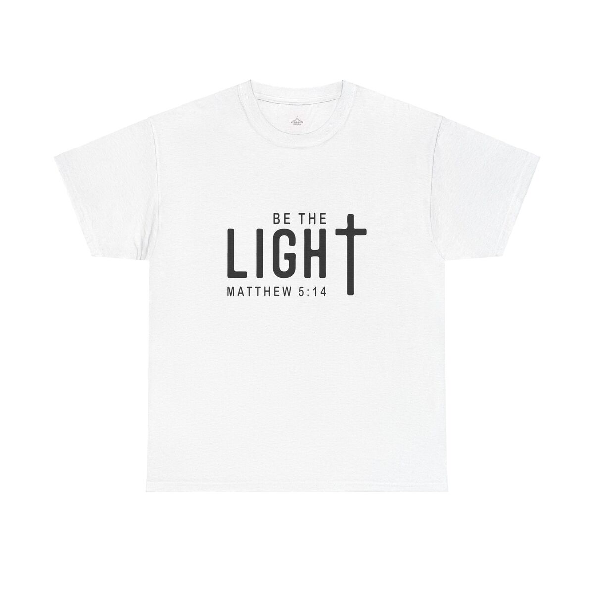 Inspirational Christian T-shirt Be The Light Tee Faith Shirt Religious