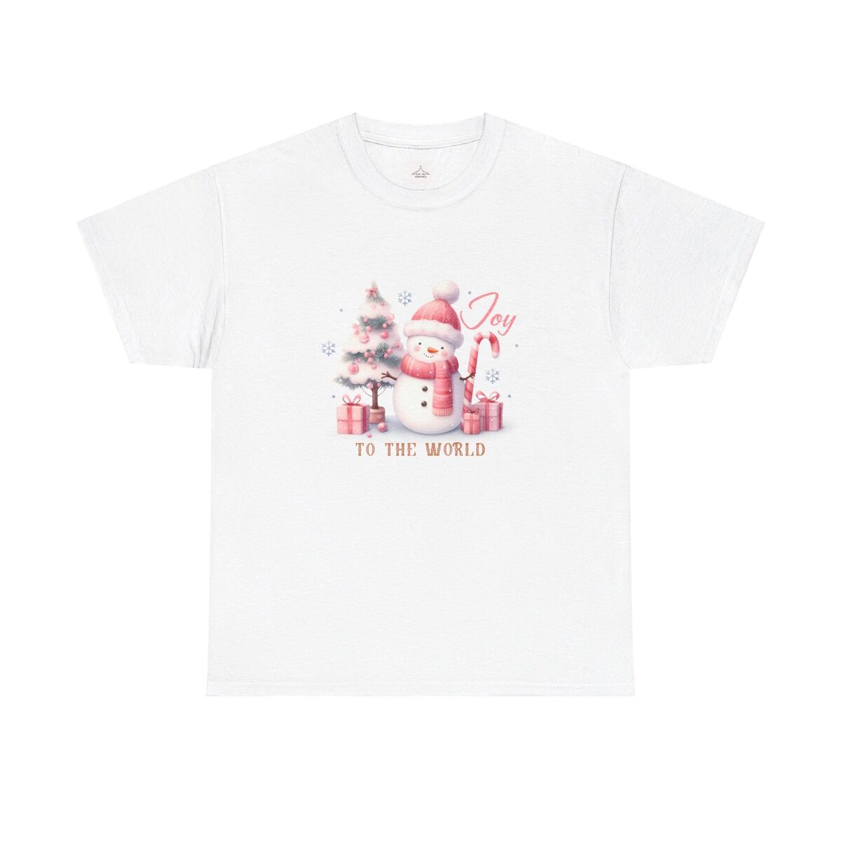 Joy To The World Christmas Unisex Heavy Cotton Tee
