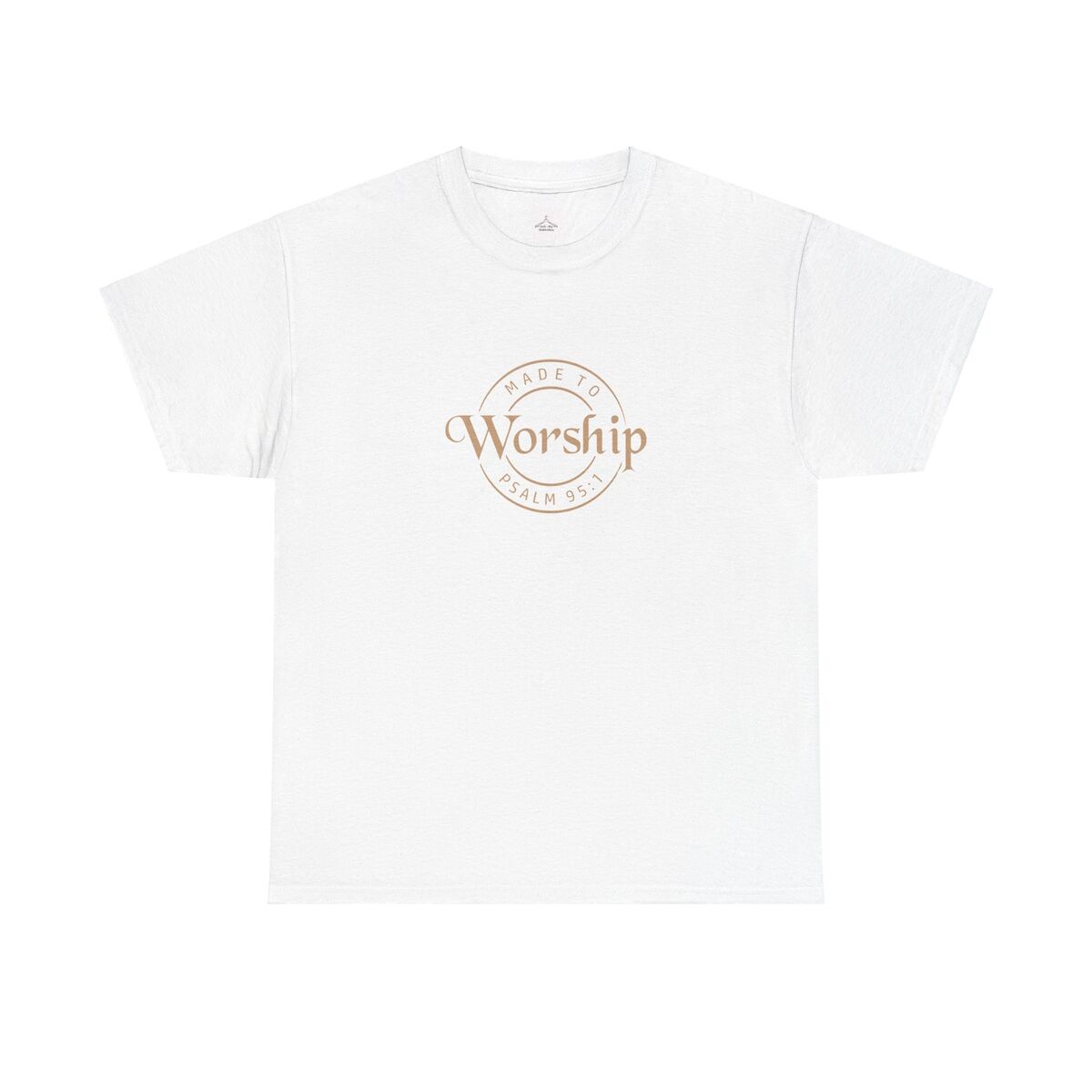 Made To Worship Psalm 95 1 Unisex Heavy Cotton Tee