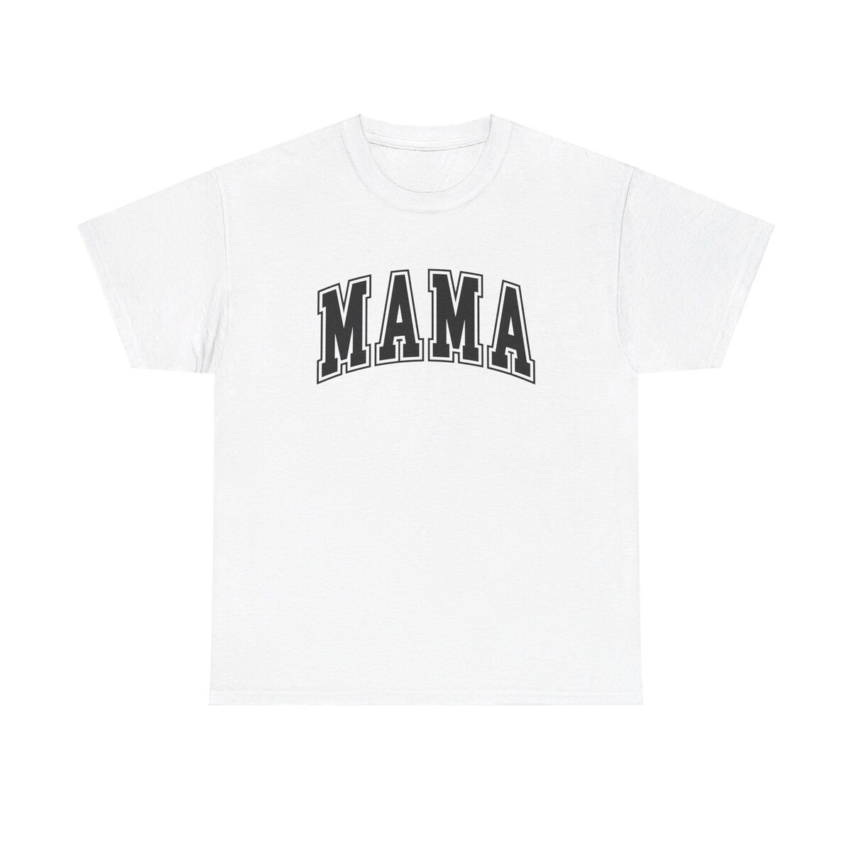 Mama Black Font Unisex Heavy Cotton Tee