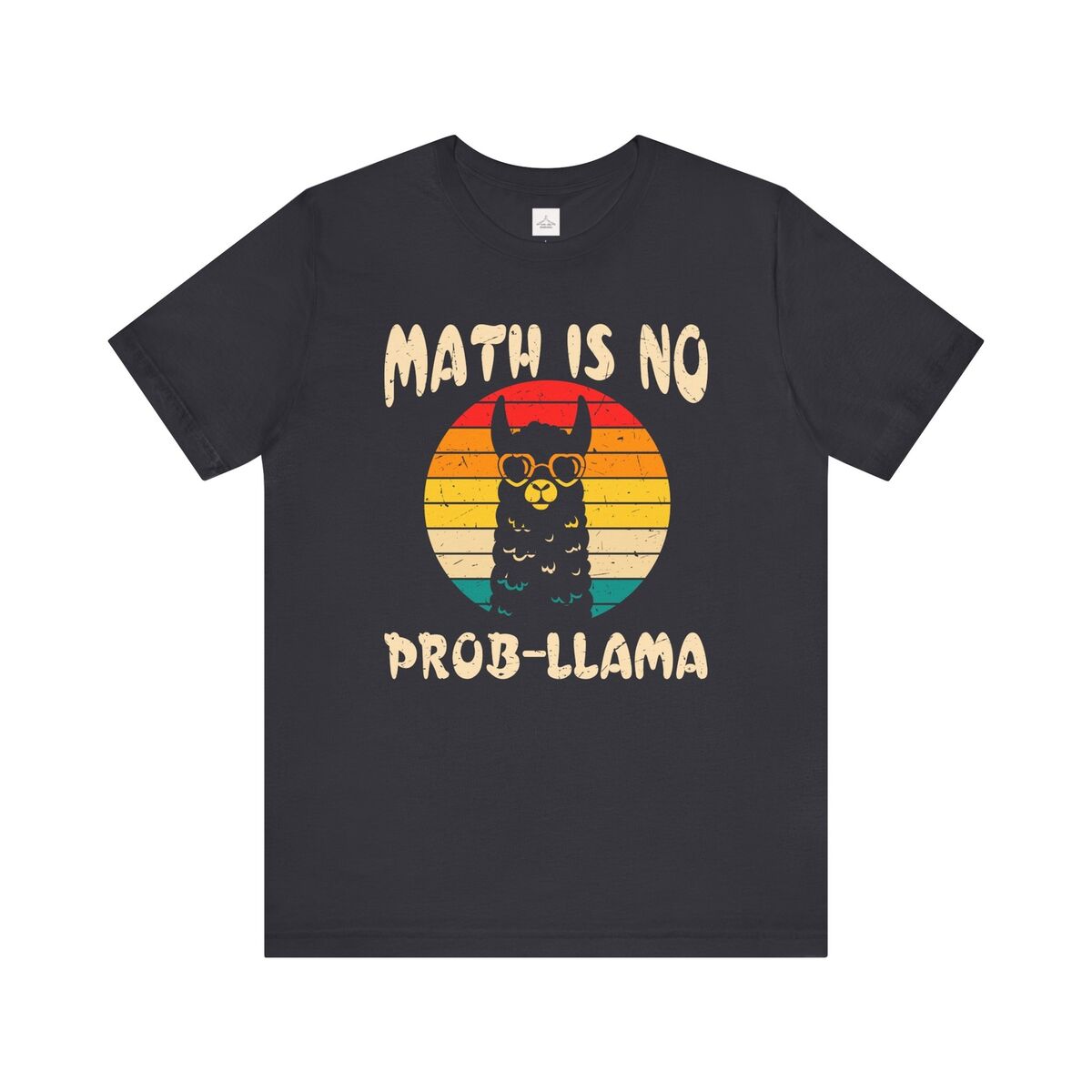 Math Is No Prob-llama Unisex Jersey Short Sleeve Tee