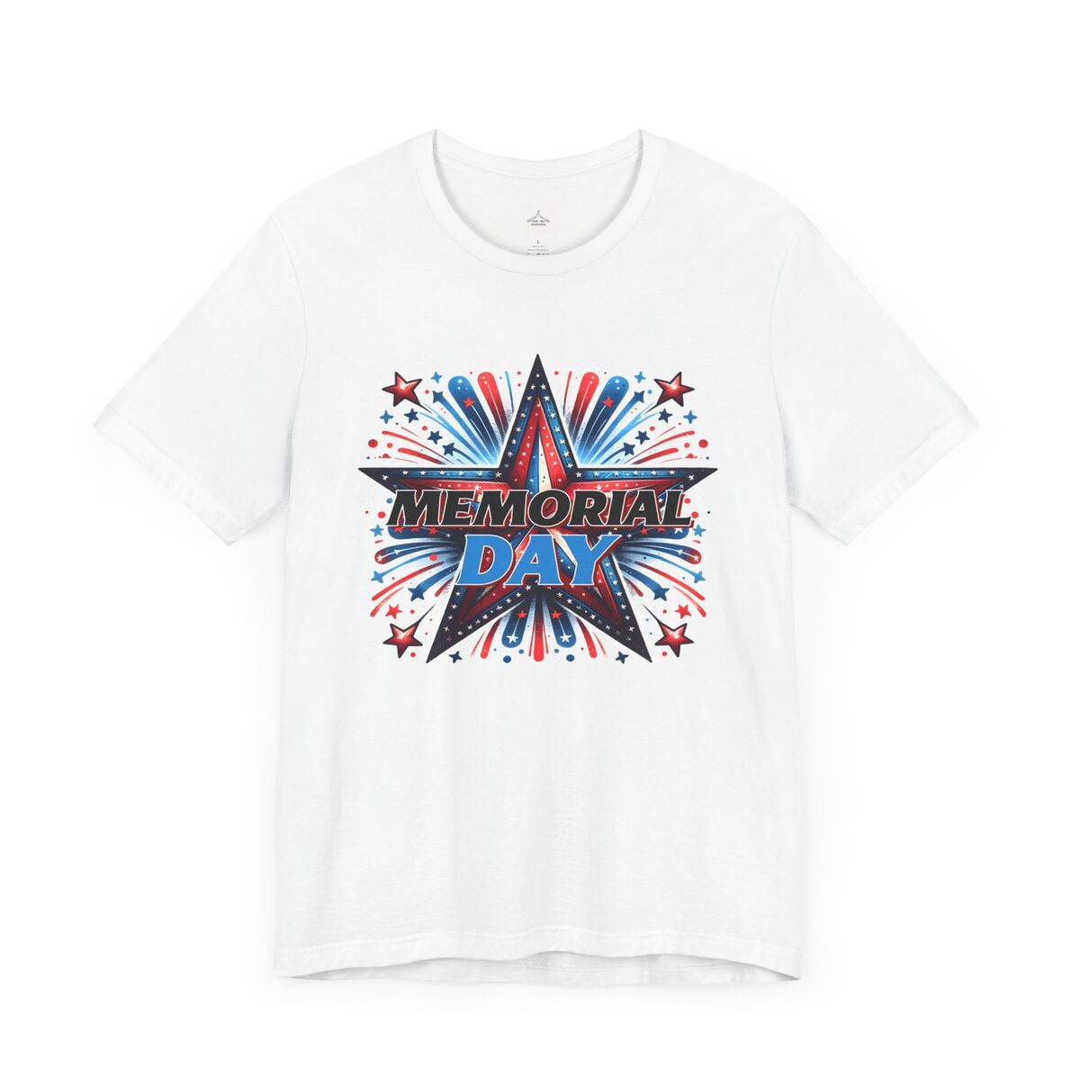 Memorial-Day-Star-Design-Unisex-Jersey-Short-Sleeve-Tee-1
