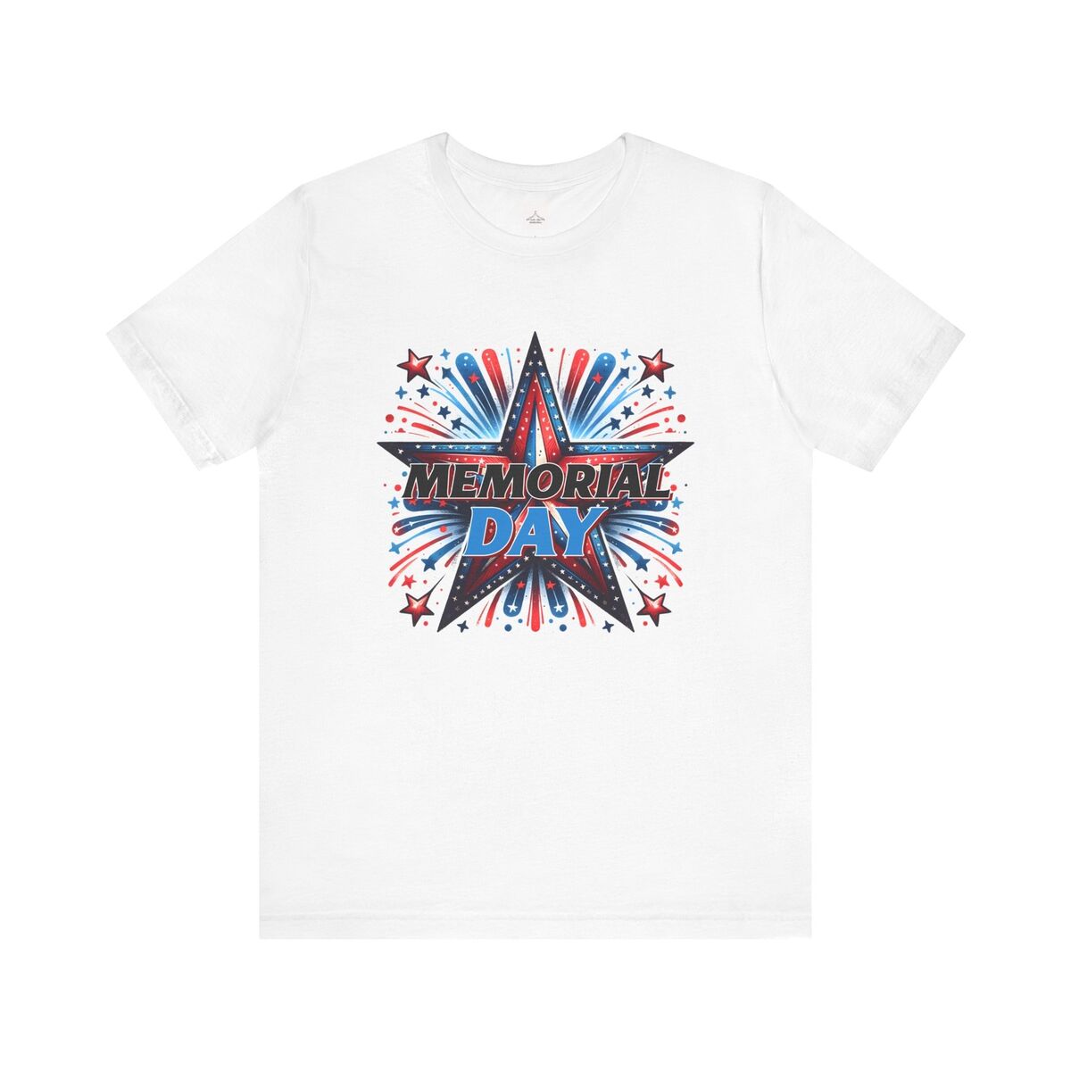 Memorial Day Star Design Unisex Jersey Short Sleeve Tee