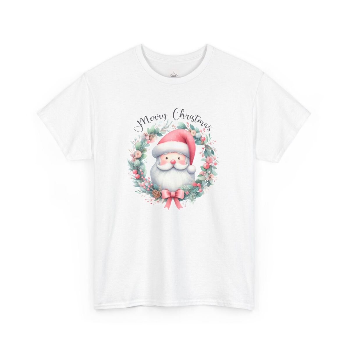 Merry-Christmas-Santa-Unisex-Heavy-Cotton-Tee-1