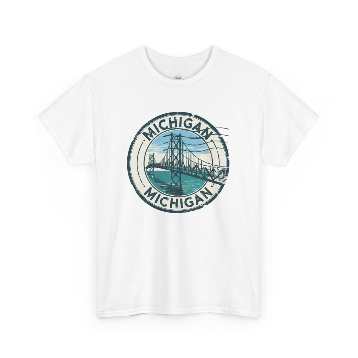 Michigan-Bridge-Unisex-Heavy-Cotton-Tee-Casual-Wear-Gift-For-Travelers-1
