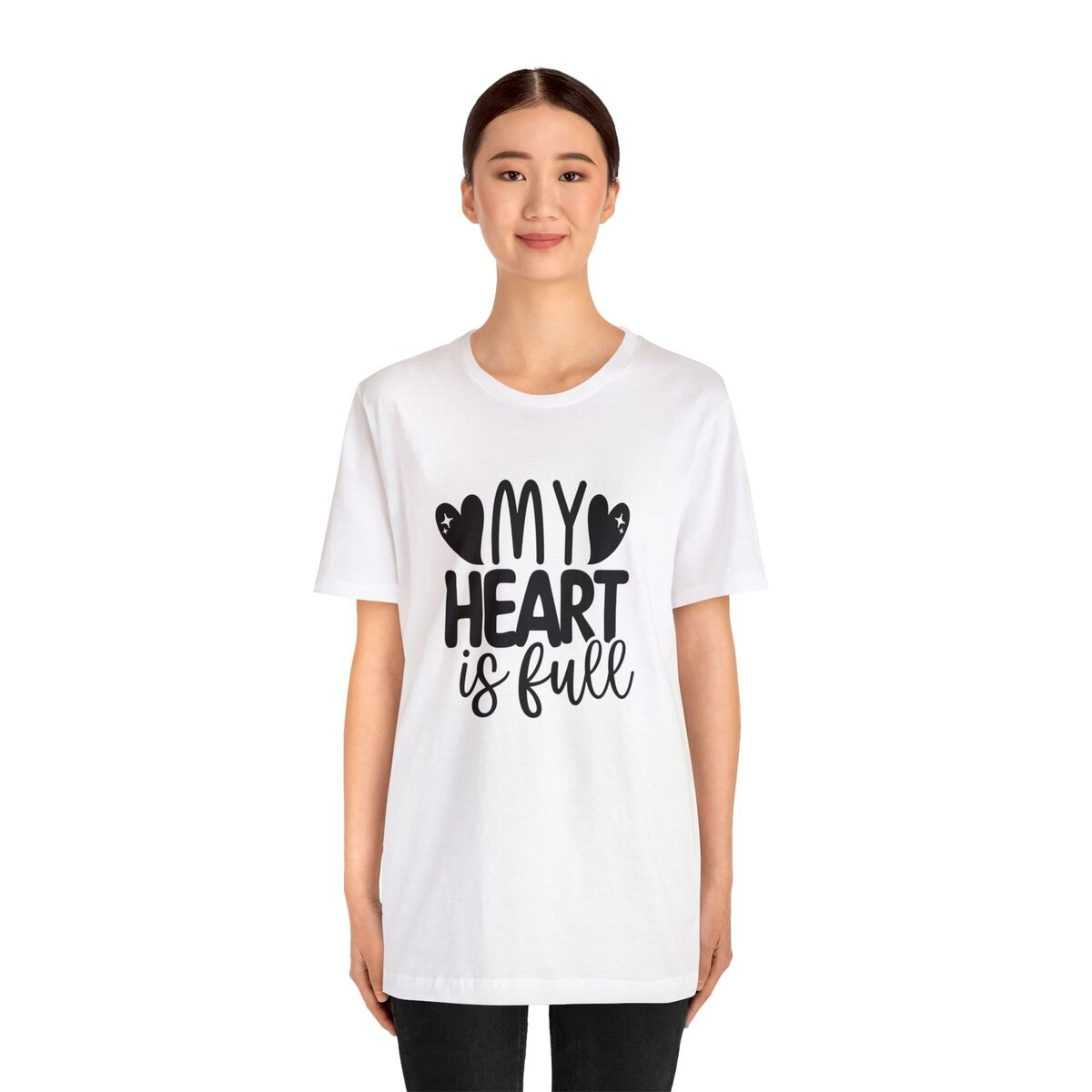 My-Heart-Is-Full-Graphic-Unisex-Jersey-Short-Sleeve-Tee-1