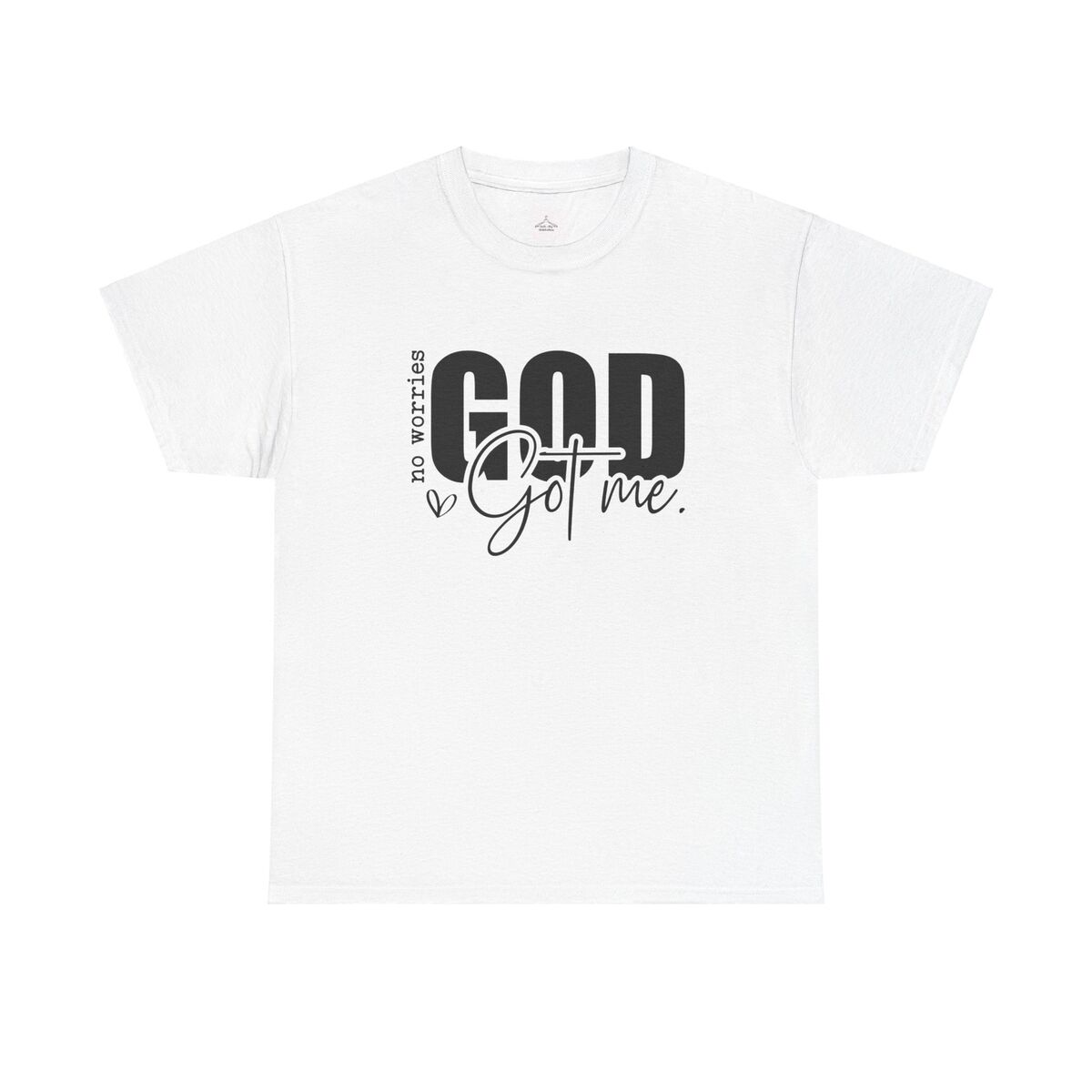 No Worries God Got Me Unisex Heavy Cotton Tee