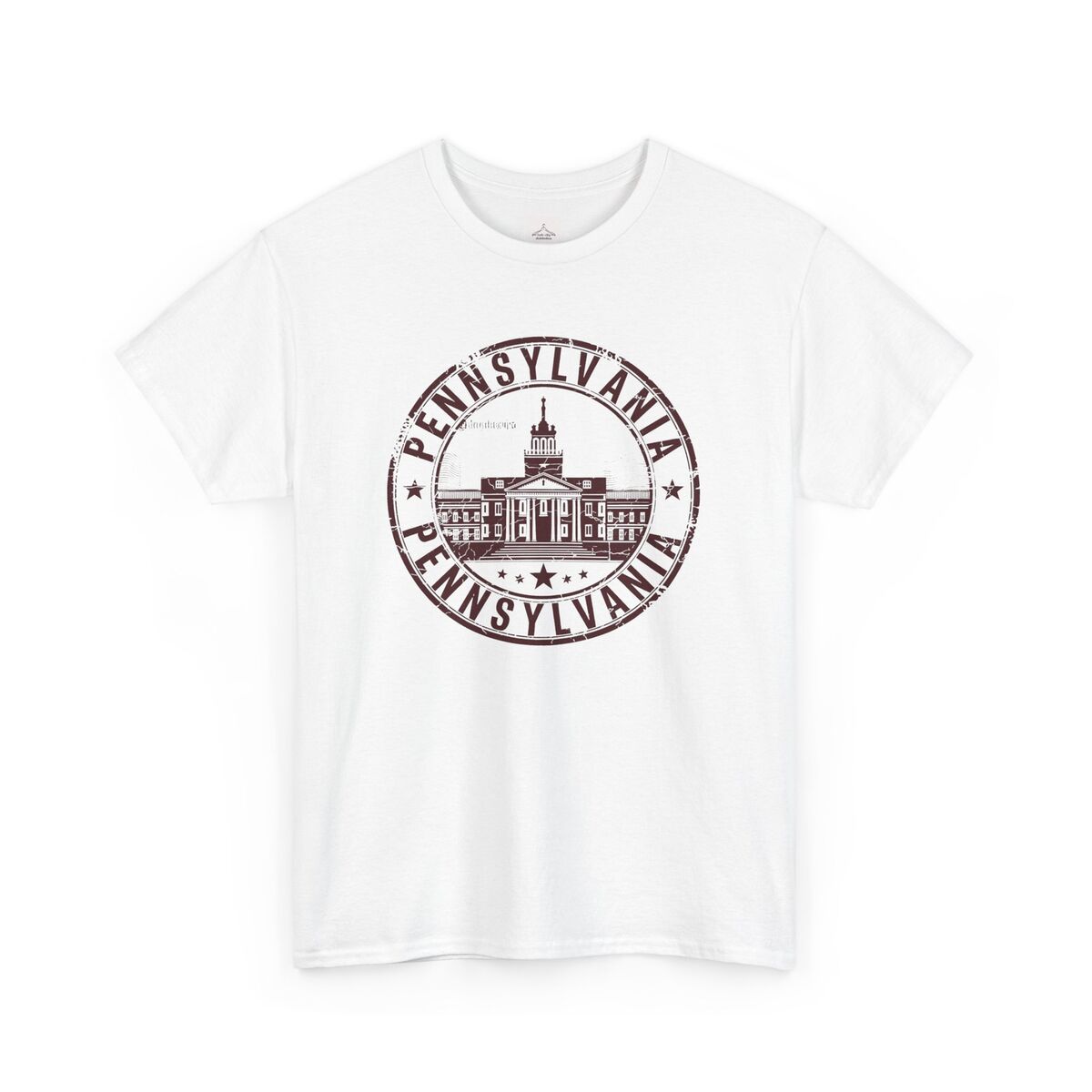 Pennsylvania-Heritage-Unisex-Heavy-Cotton-Tee-Casual-Tee-Gift-For-Travelers-1