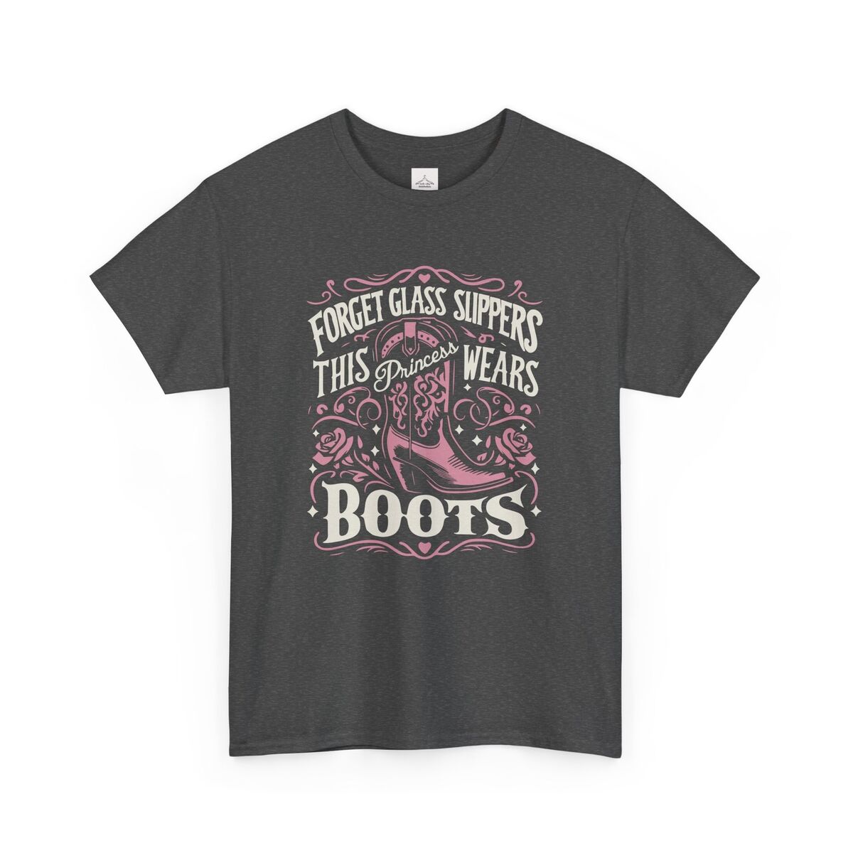 Princess-Boots-Unisex-Heavy-Cotton-Tee-Fun-Graphic-Shirt-Country-Style-Top-1