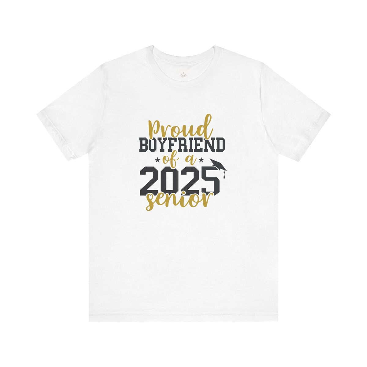 Proud Boyfriend Of A 2025 Senior Unisex Jersey Short Sleeve Tee
