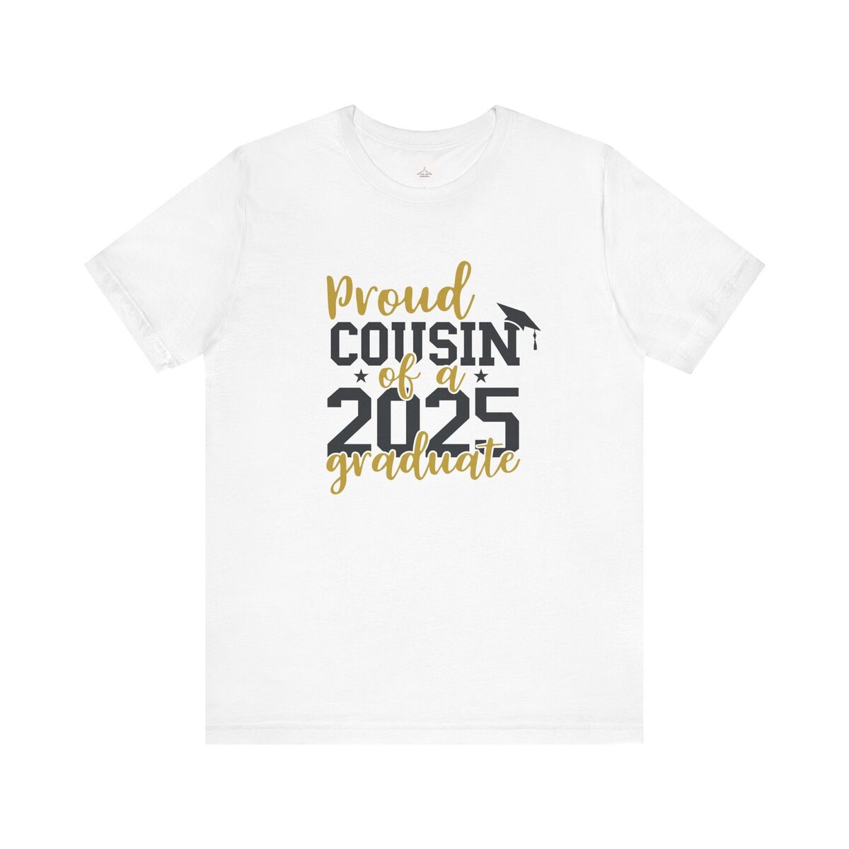 Proud Cousin Of A 2025 Graduate Unisex Jersey Short Sleeve Tee