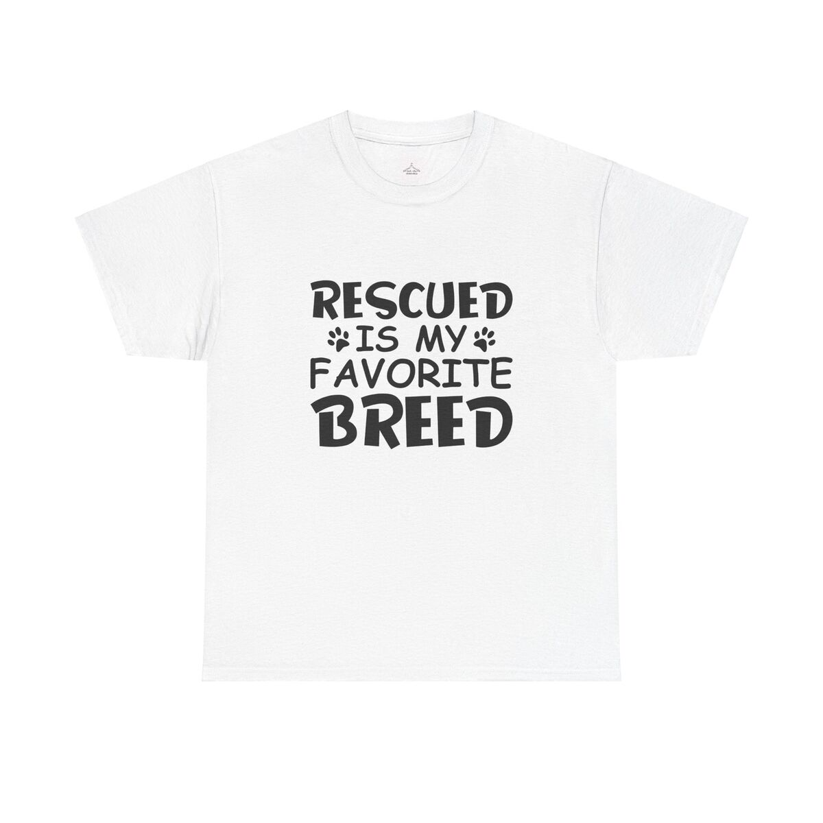 Rescued Is My Favorite Breed Tee Dog Lover Shirt Animal Rescue Gift Casual