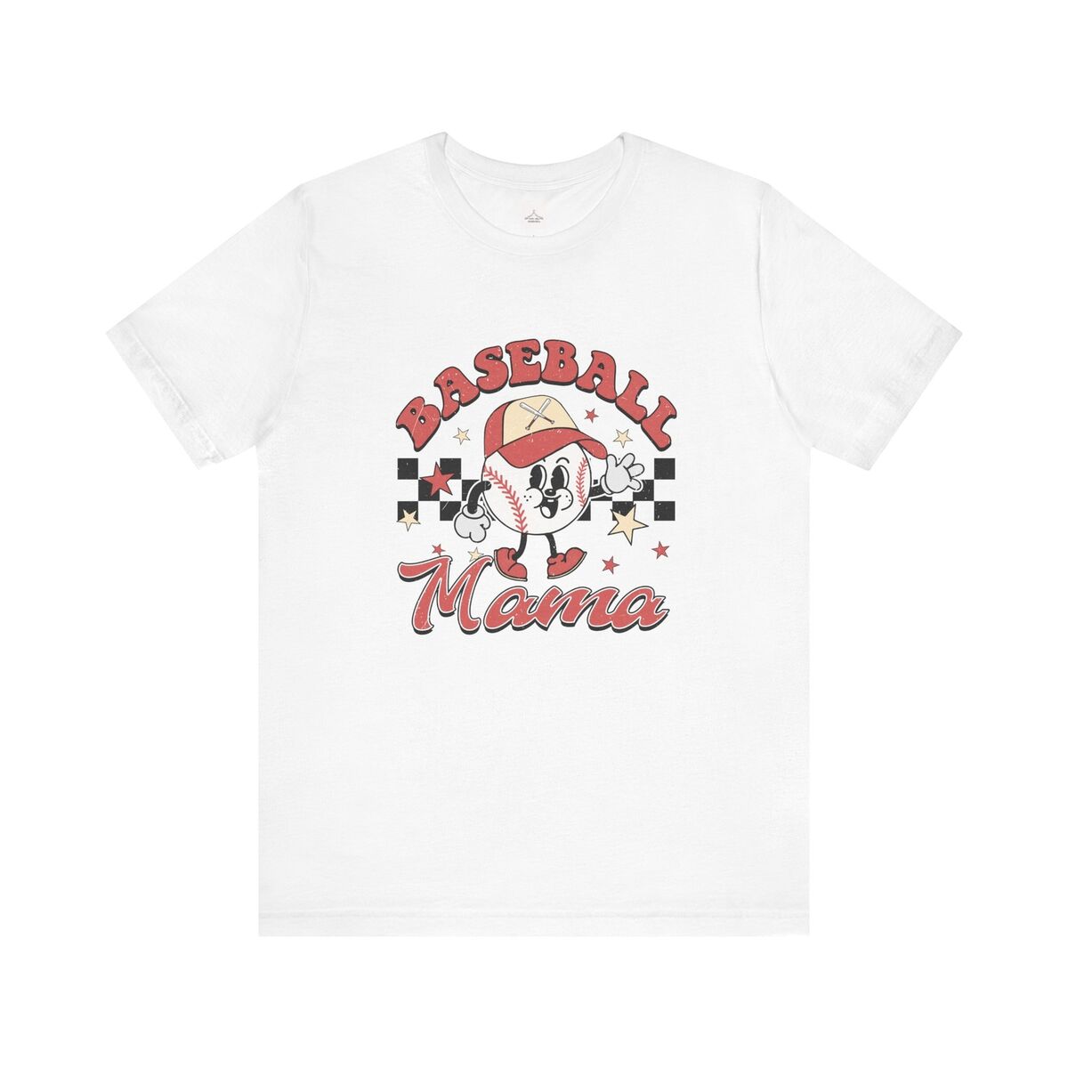 Retro Baseball Mama Unisex Jersey Short Sleeve Tee