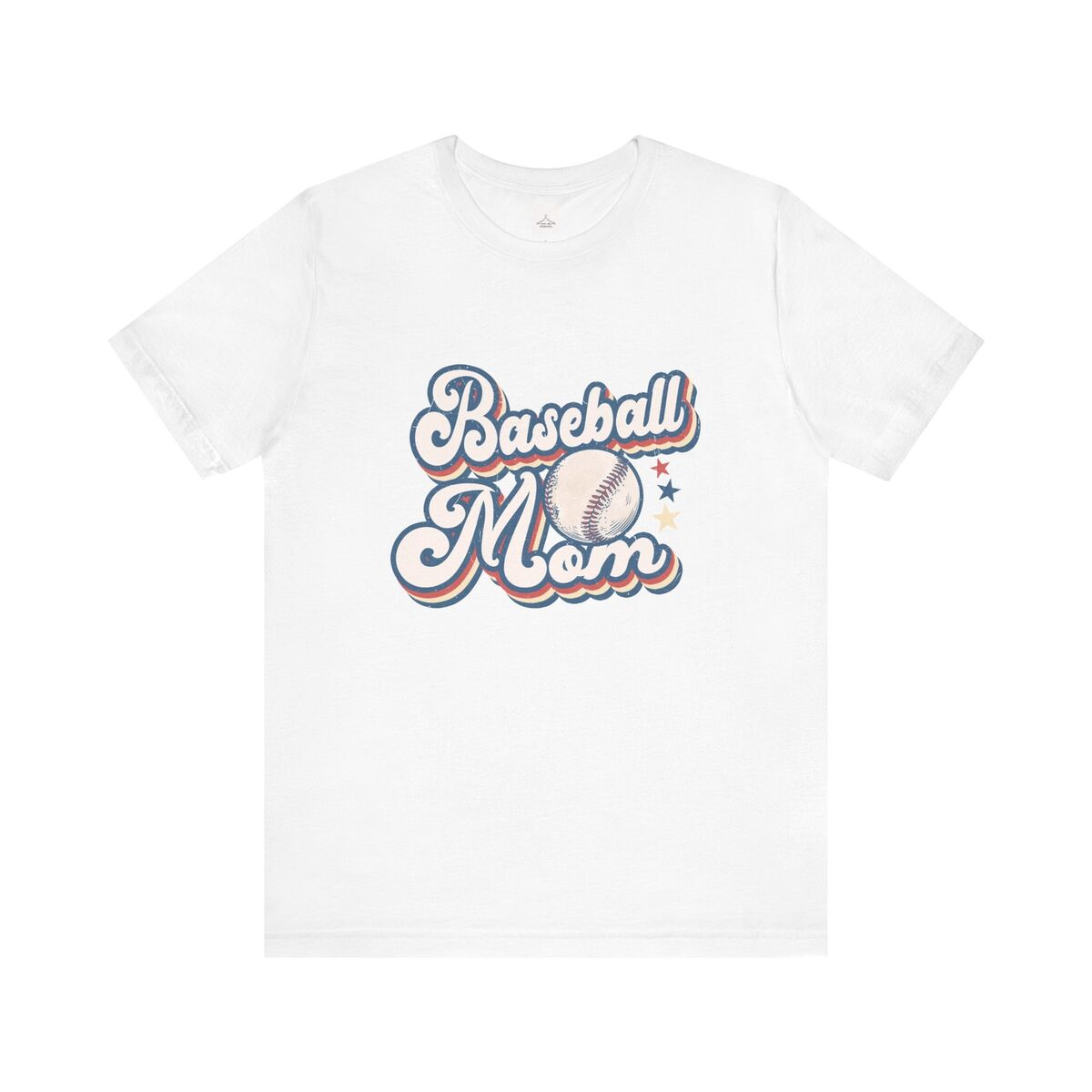 Retro Baseball Mama With Baseball Unisex Jersey Short Sleeve Tee