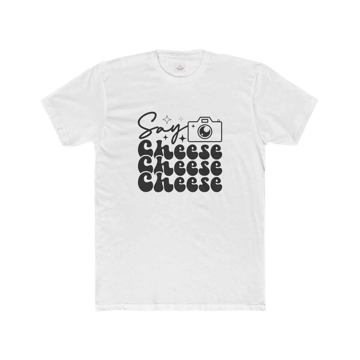 Say Cheese Photography Men Cotton Crew Tee