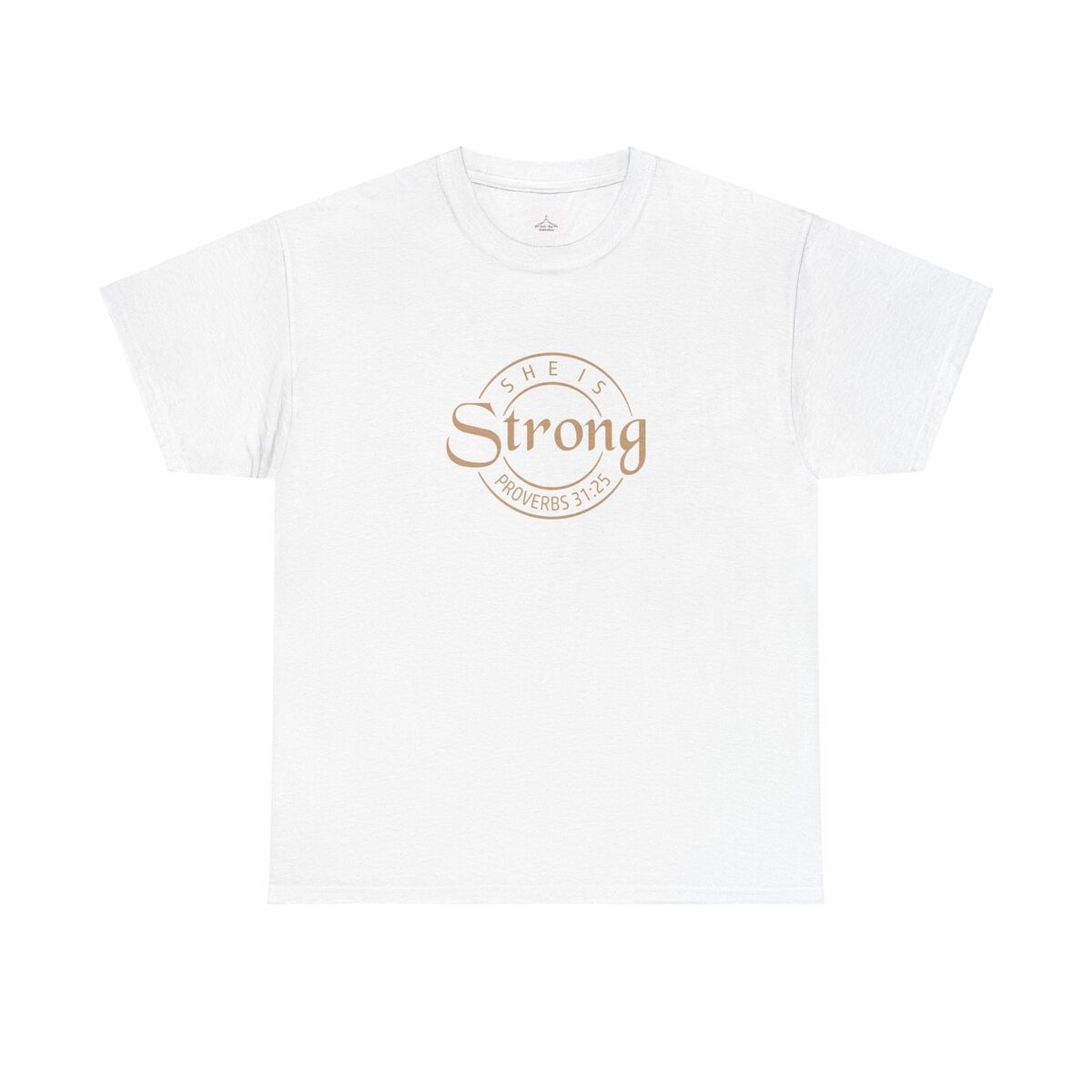 She Is Strong Proverbs 31 25 Unisex Heavy Cotton Tee