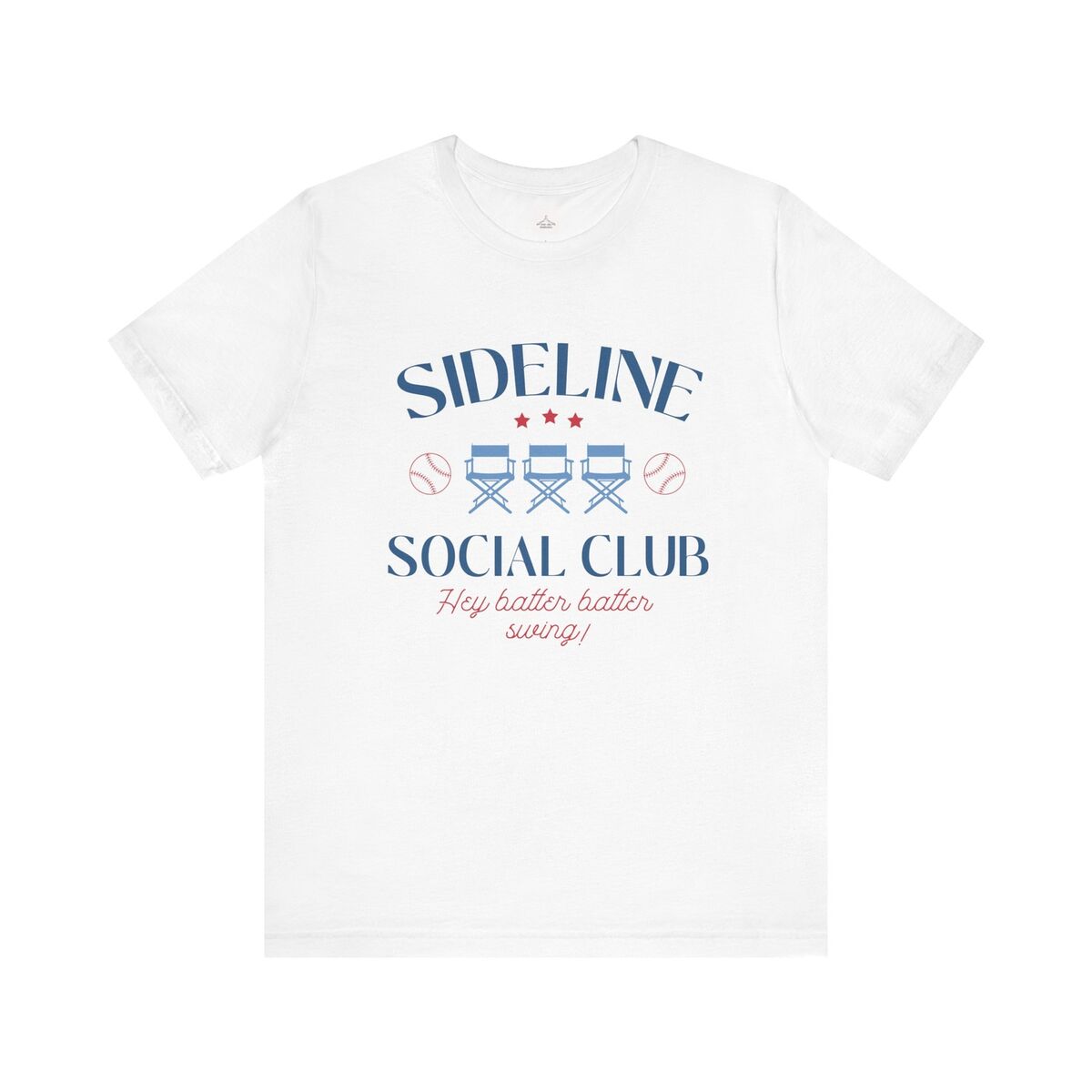 Sideline Social Club Hey Batter Batter Swing Unisex Jersey Short Sleeve Tee