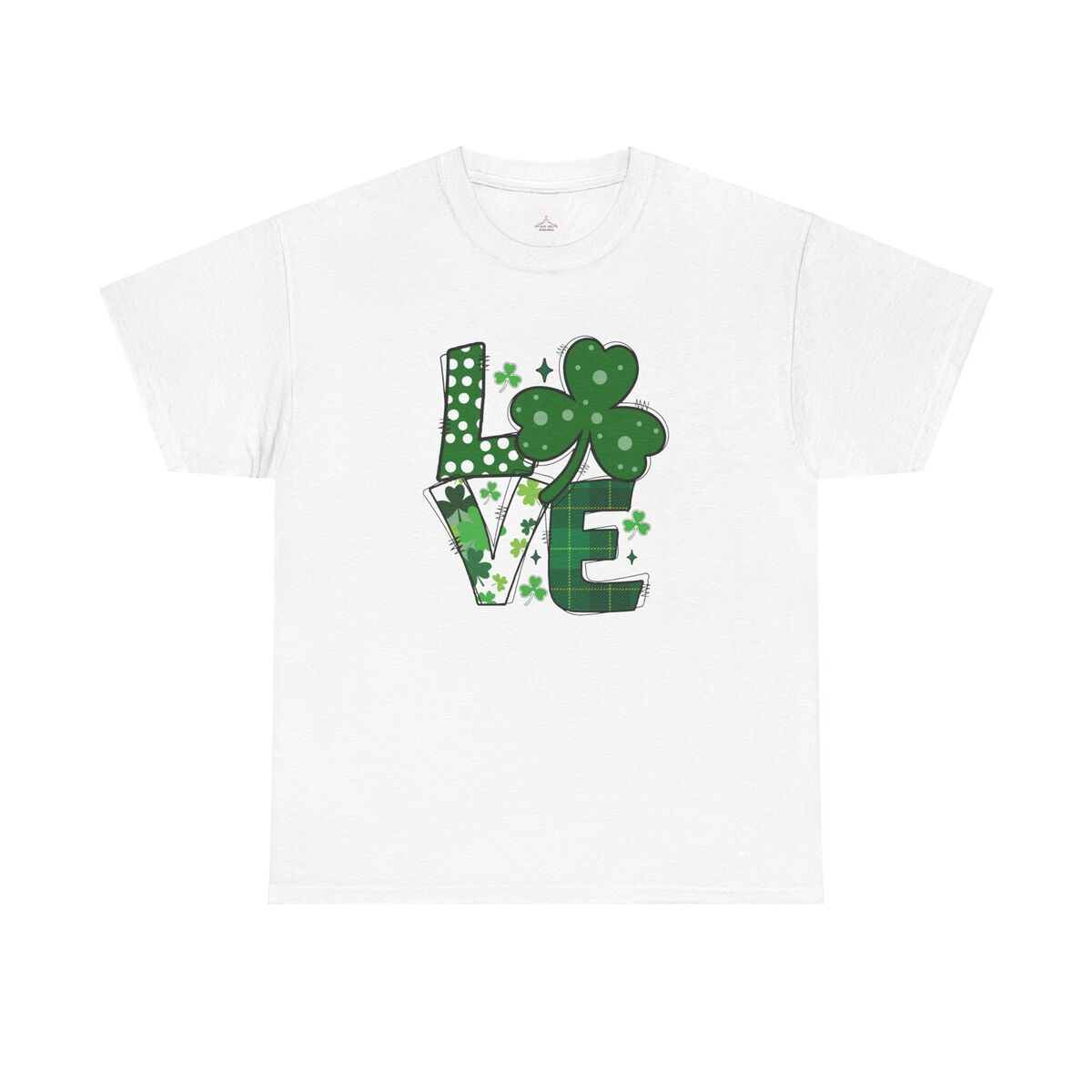 St. Patrick Day Love Tee Irish Tee Shamrock Shirt Unisex T-shirt Casual