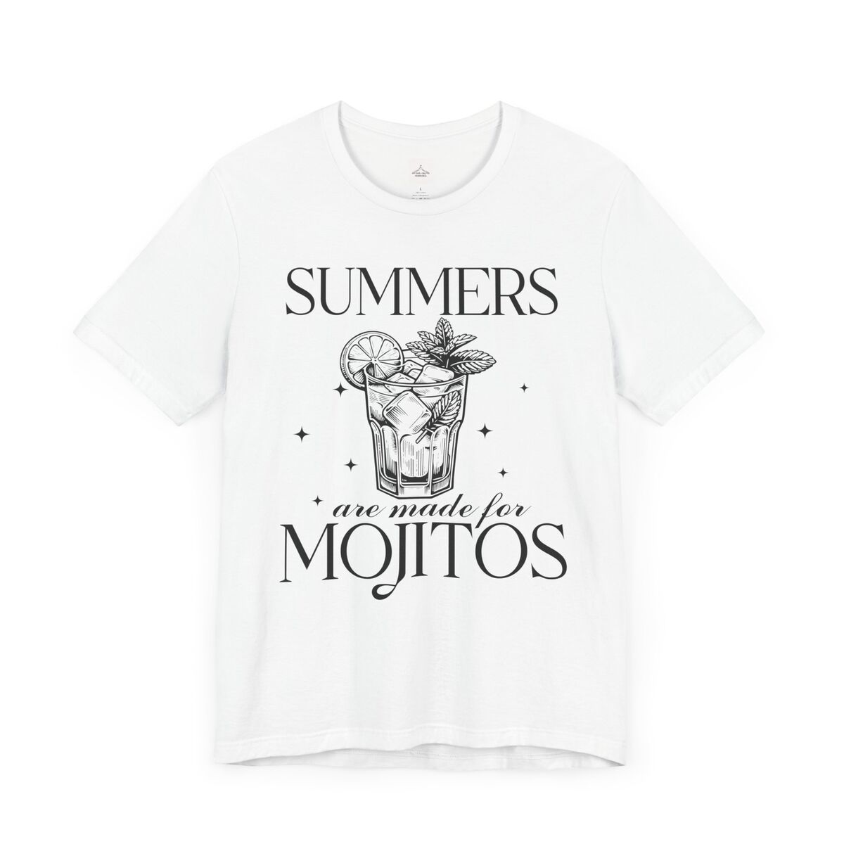 Summers-Are-For-Mojitos-Black-Font-Unisex-Jersey-Short-Sleeve-Tee-1