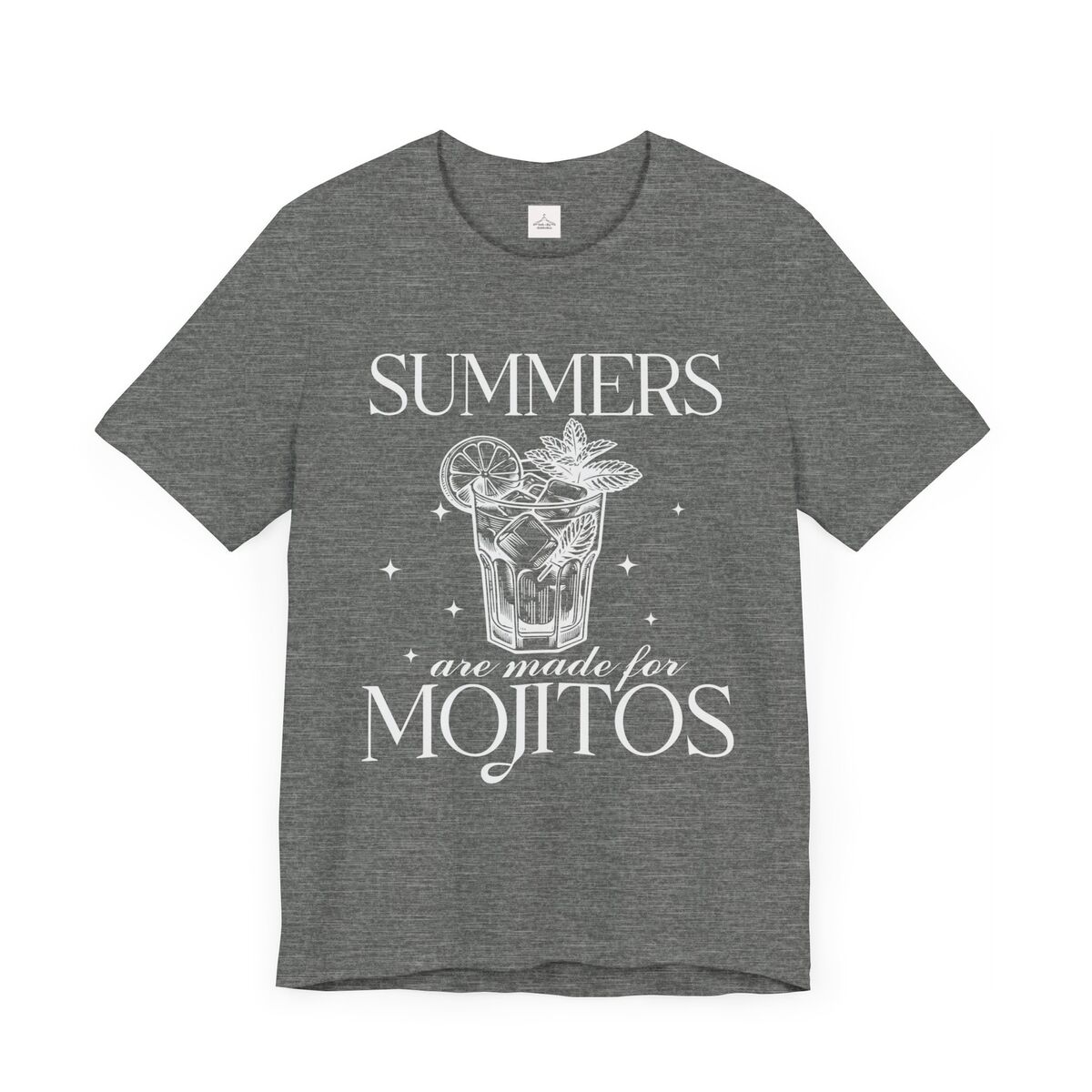 Summers-Are-Made-For-Mojitos-White-Font-Unisex-Jersey-Short-Sleeve-Tee-1