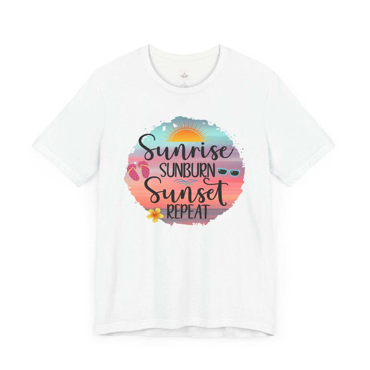 Sunrise-Sunburn-Sunset-Repeat-Unisex-Jersey-Short-Sleeve-Tee-1