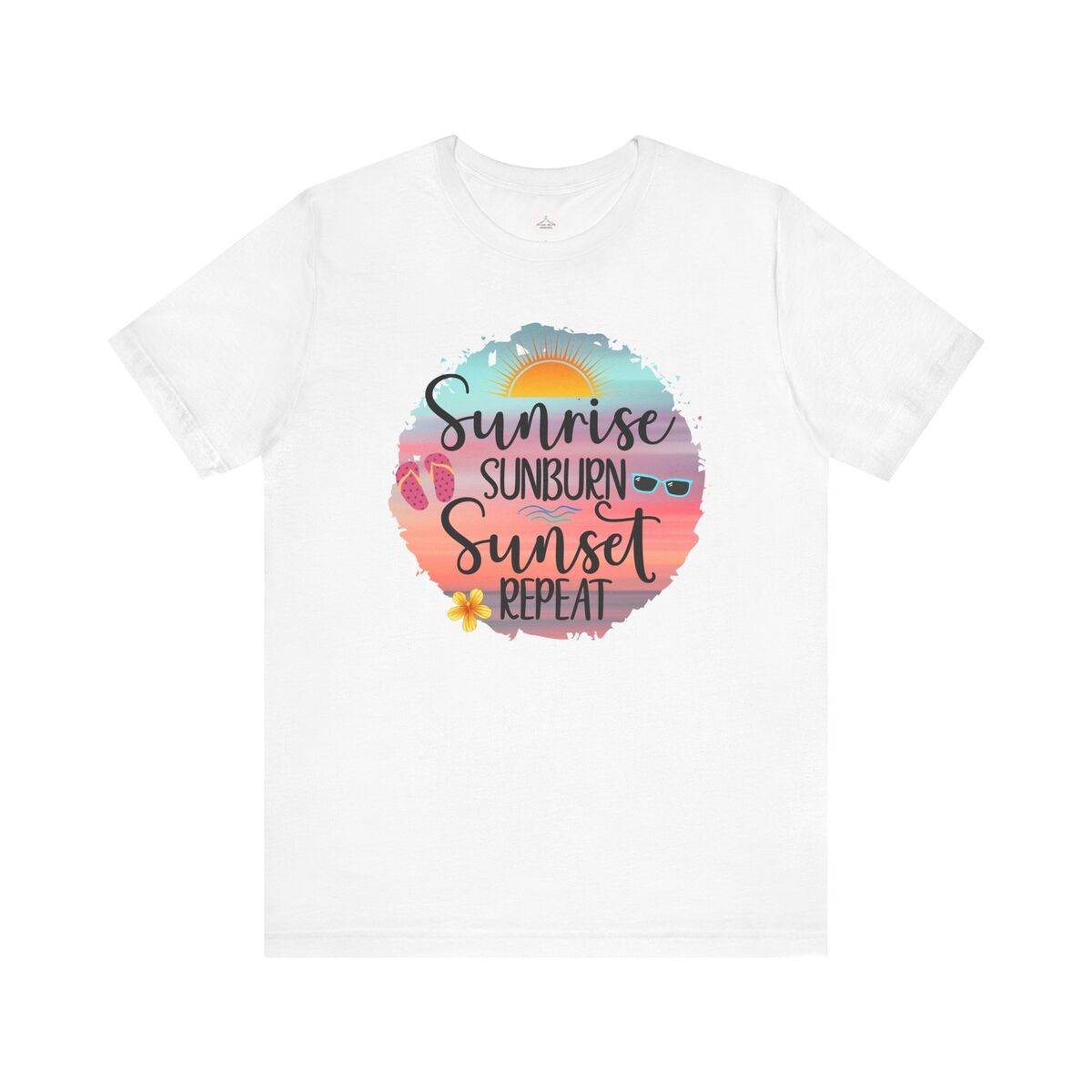 Sunrise Sunburn Sunset Repeat Unisex Jersey Short Sleeve Tee