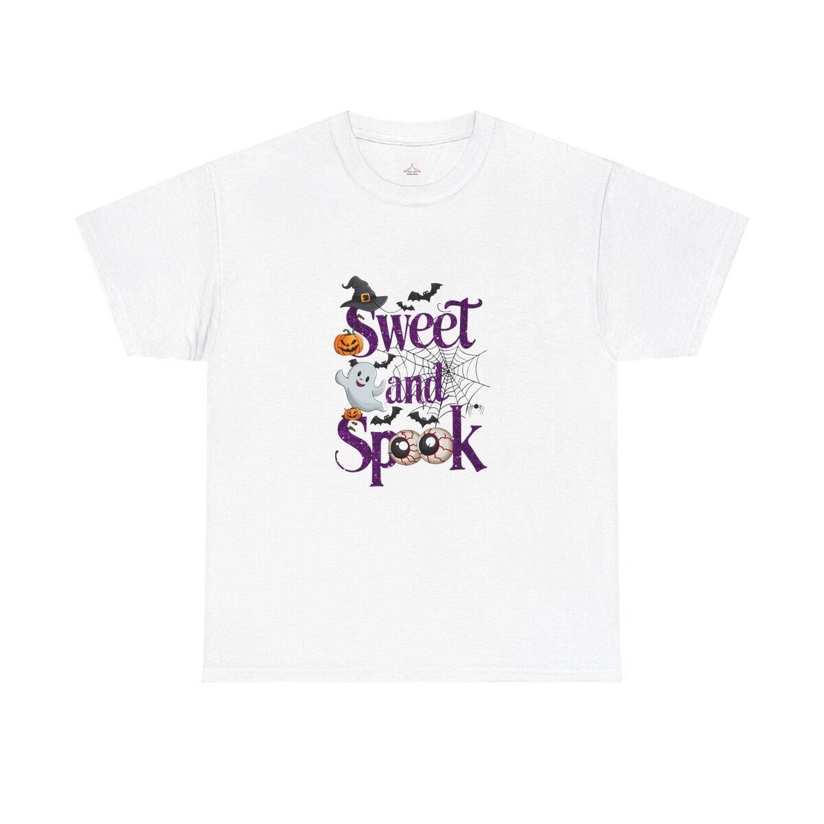 Sweet And Spook Halloween Unisex Heavy Cotton Tee